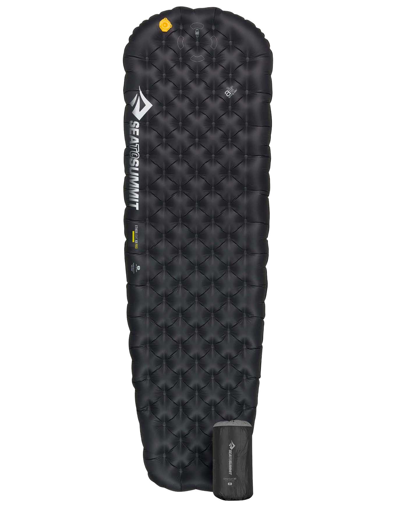 Matelas de trekking épais - Ether Light XR Pro Insulated - Taille Small - Noir
