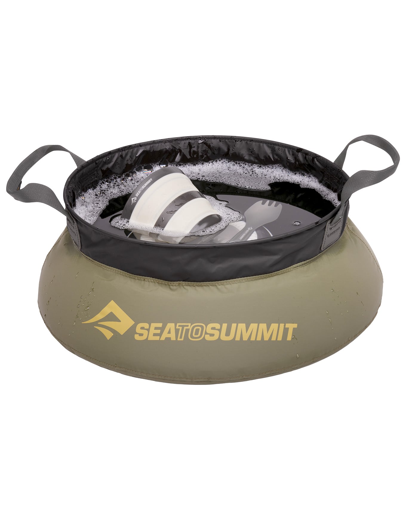Sea To Summit - Kompaktes Camping-/Biwak-Spülbecken - Kitchen Sink Burnt Olive 
