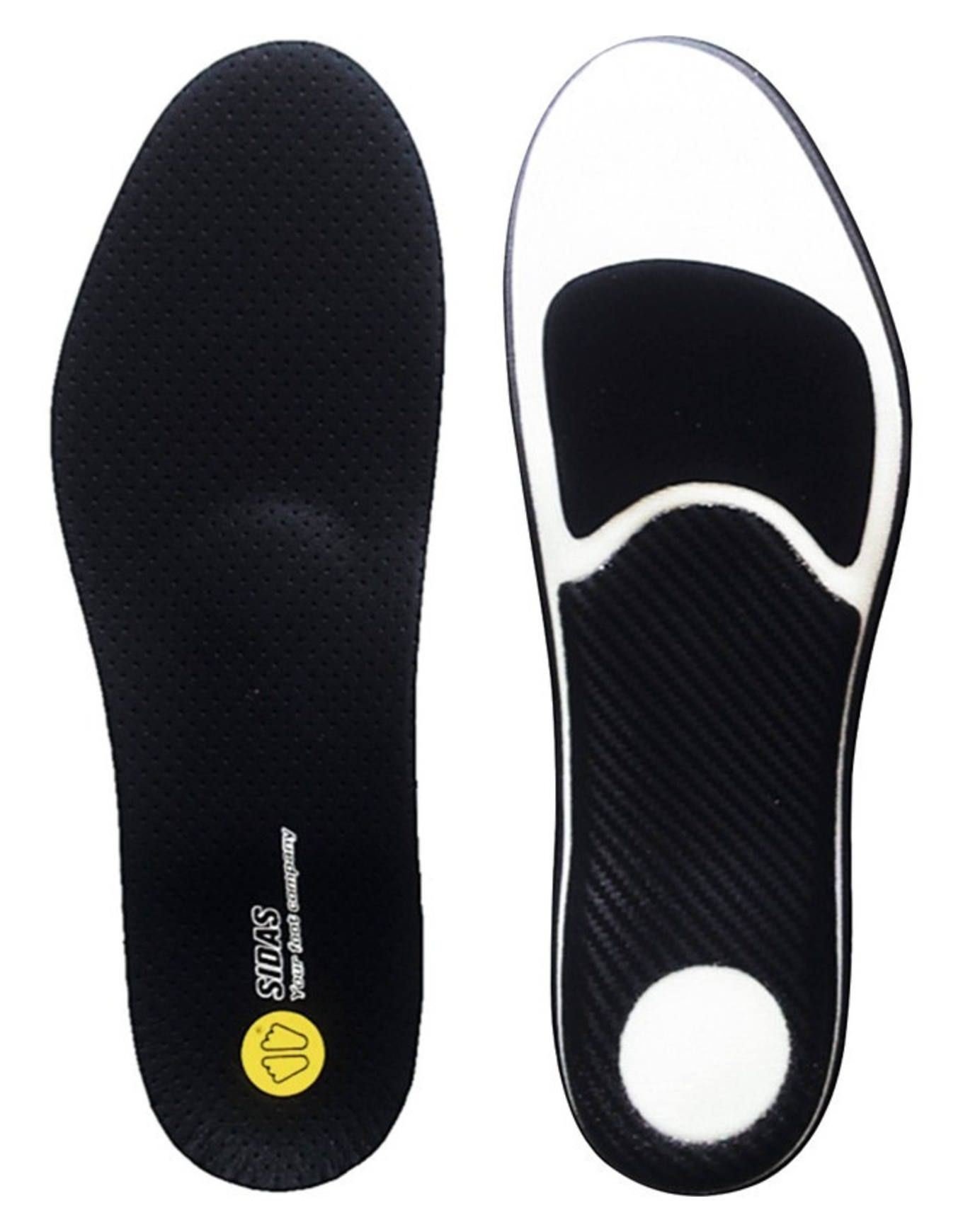 Semelles de vélo - Bike + - Taille 44-46 - Noir