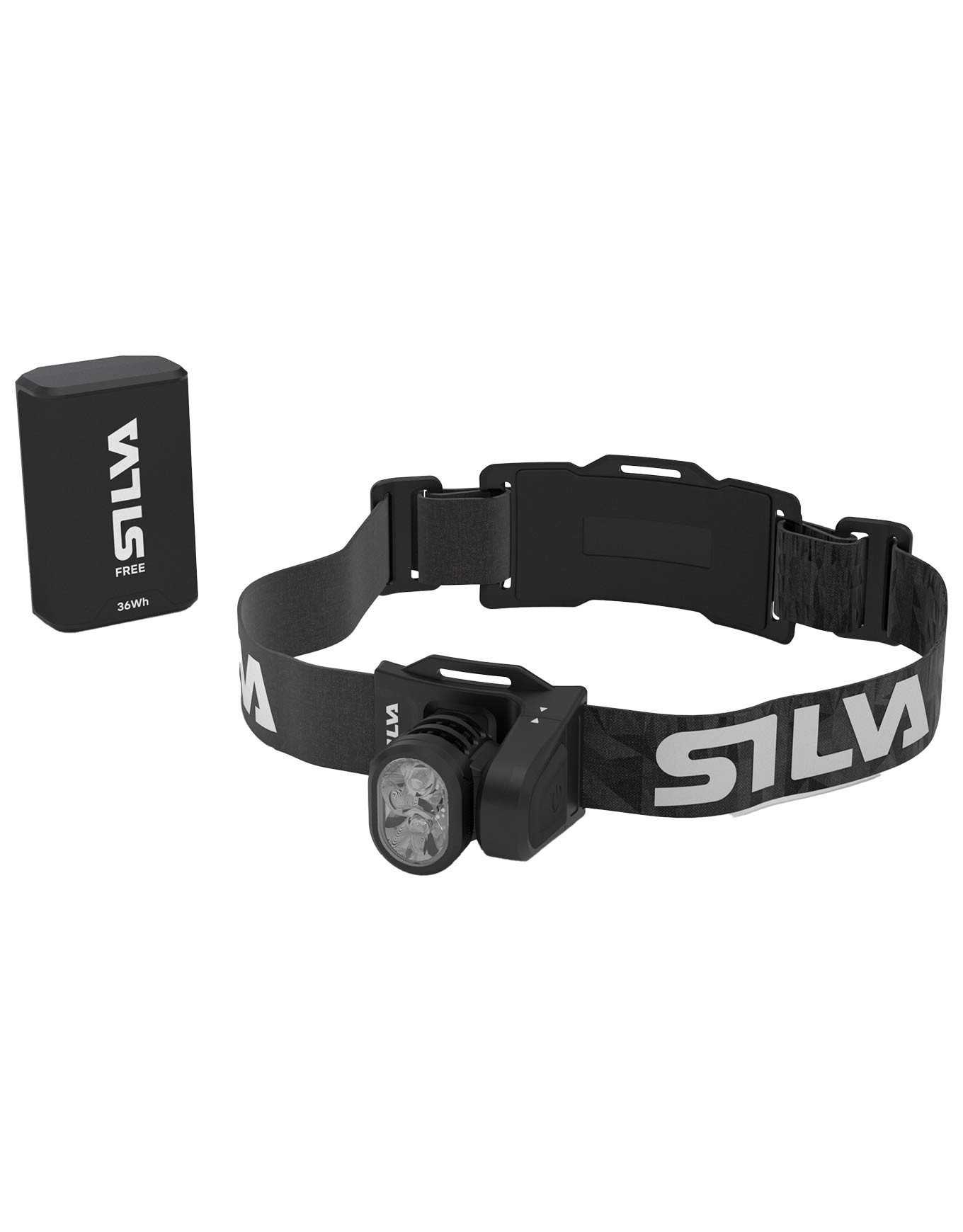 Lampe frontale de running - Free 2000 M - Noir