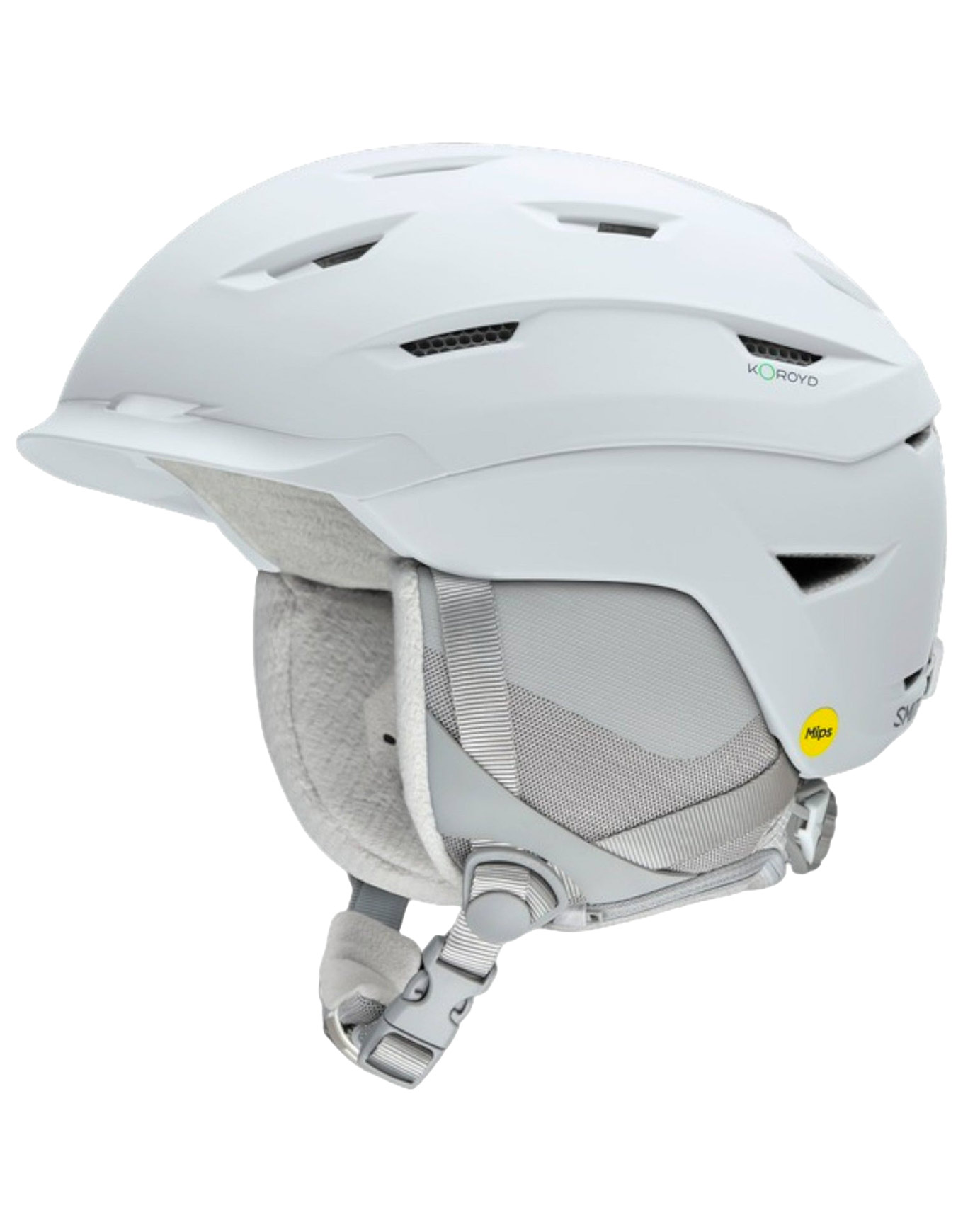 Skihelm Liberty MIPS Matte White für Damen aus Wolle Größe 51-55 cm Weiß
