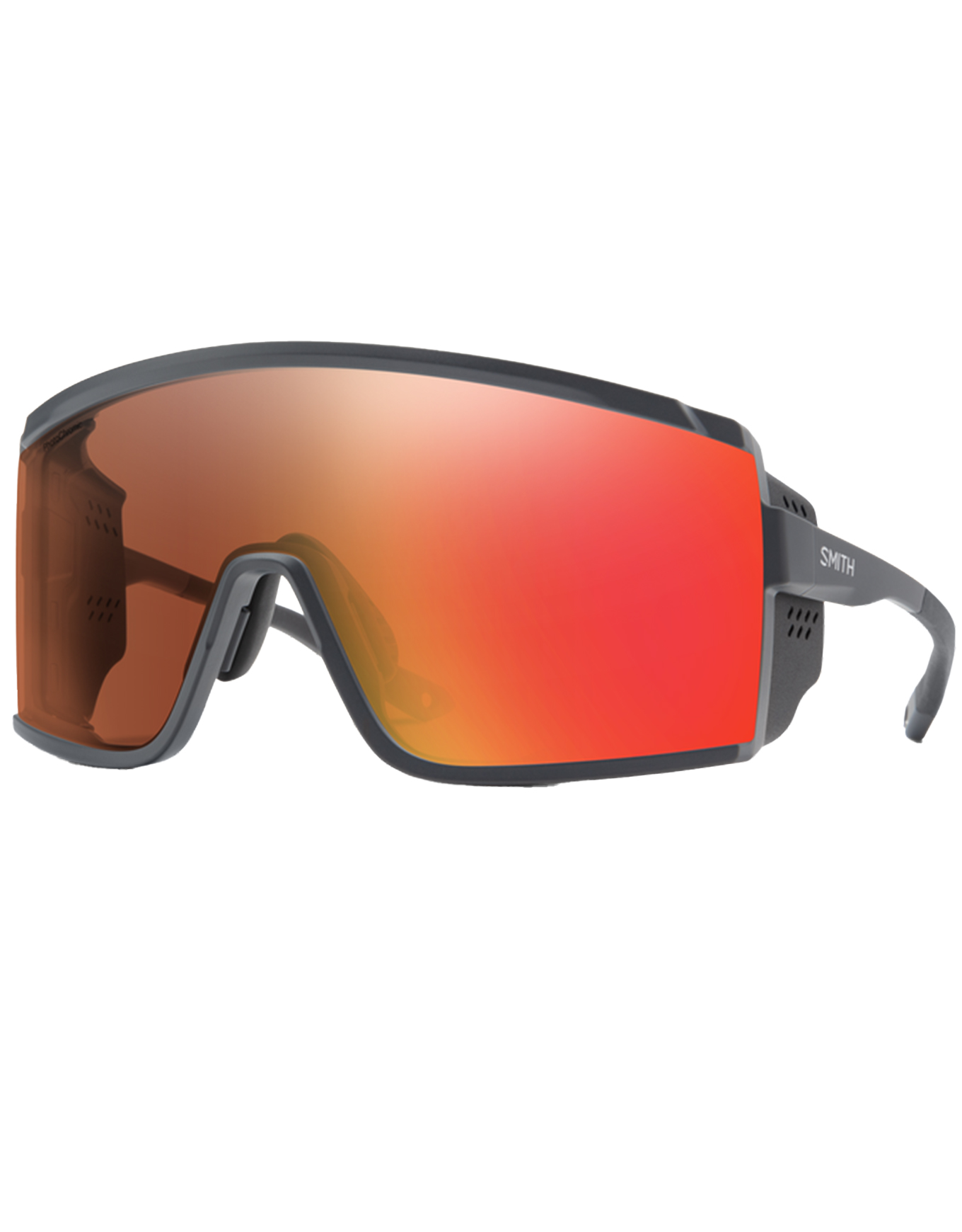 Lunettes de soleil - Pursuit Dark Grey Chromapop Glacier Photochromic Copper Red Mirror - Gris