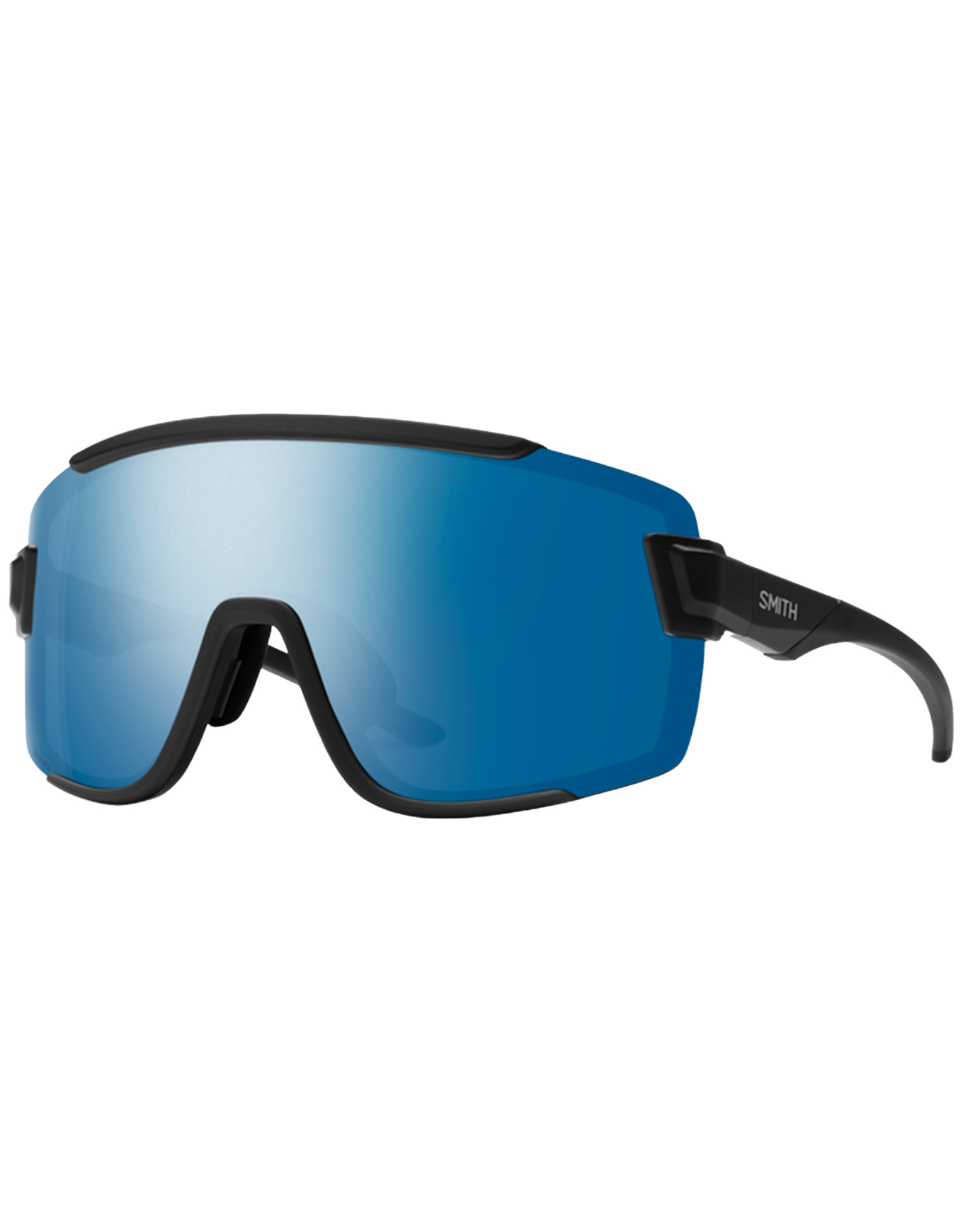Polarisierte Sonnenbrille Wildcat Matte Black ChromaPop Polarized Blue Mirror schwarz