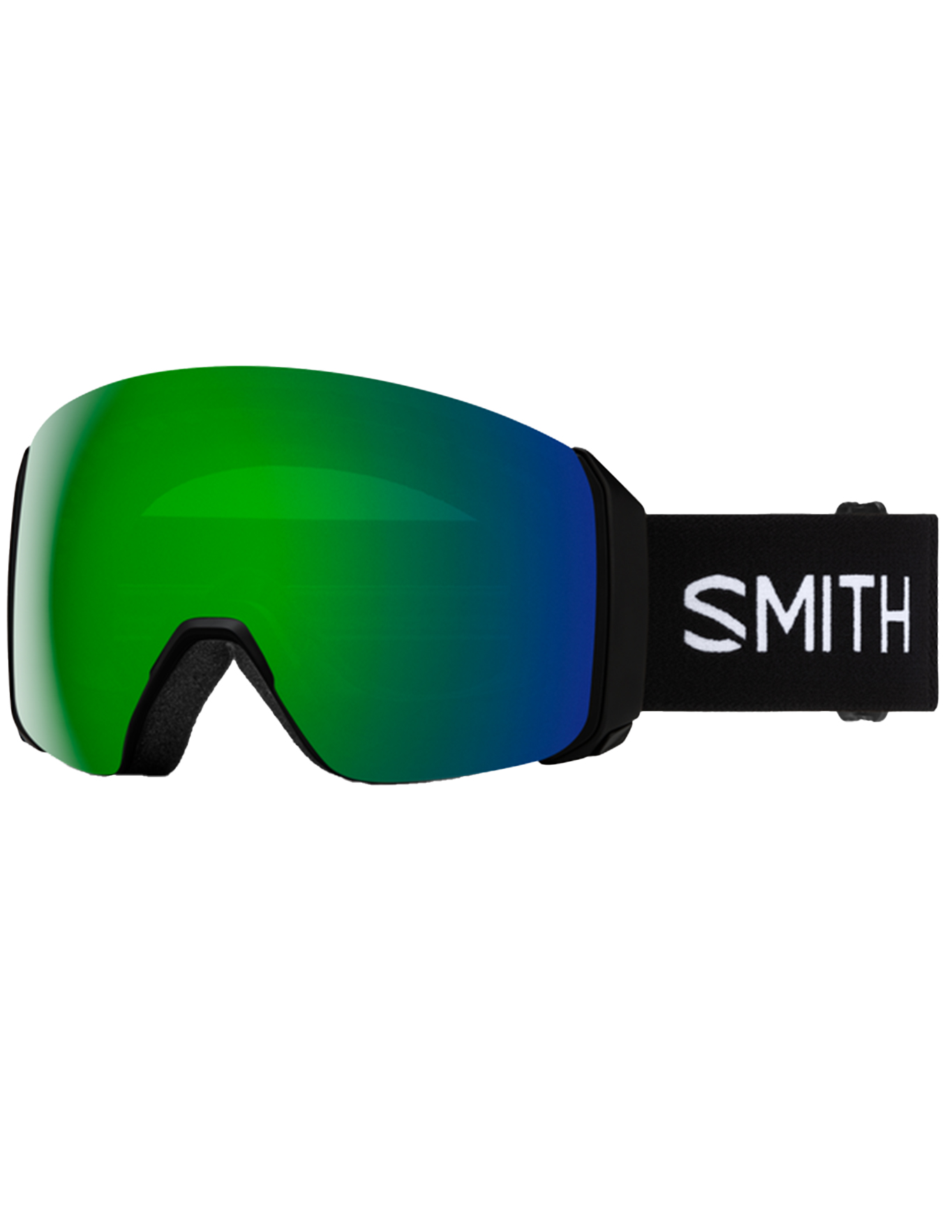 Skibrille 4D Mag Xl Black Chromapop Sun Green Mirror schwarz