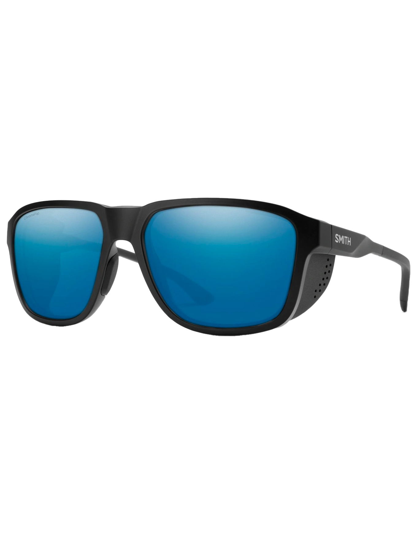 Polarisierte Sonnenbrille Embark Matte Black ChromaPop Glass Polarized Blue Mirror schwarz