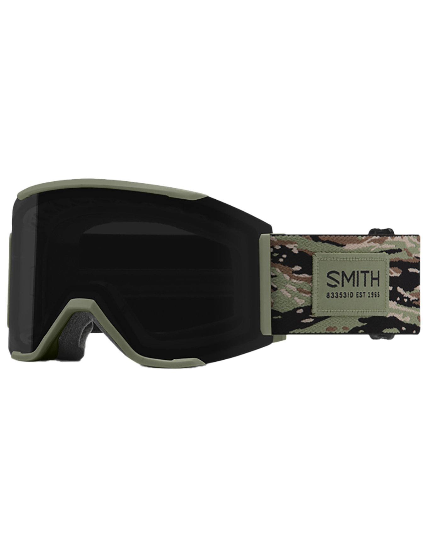 Masque de ski - Squad Mag Eye Of The Tiger Chromapop Sun Black - Kaki