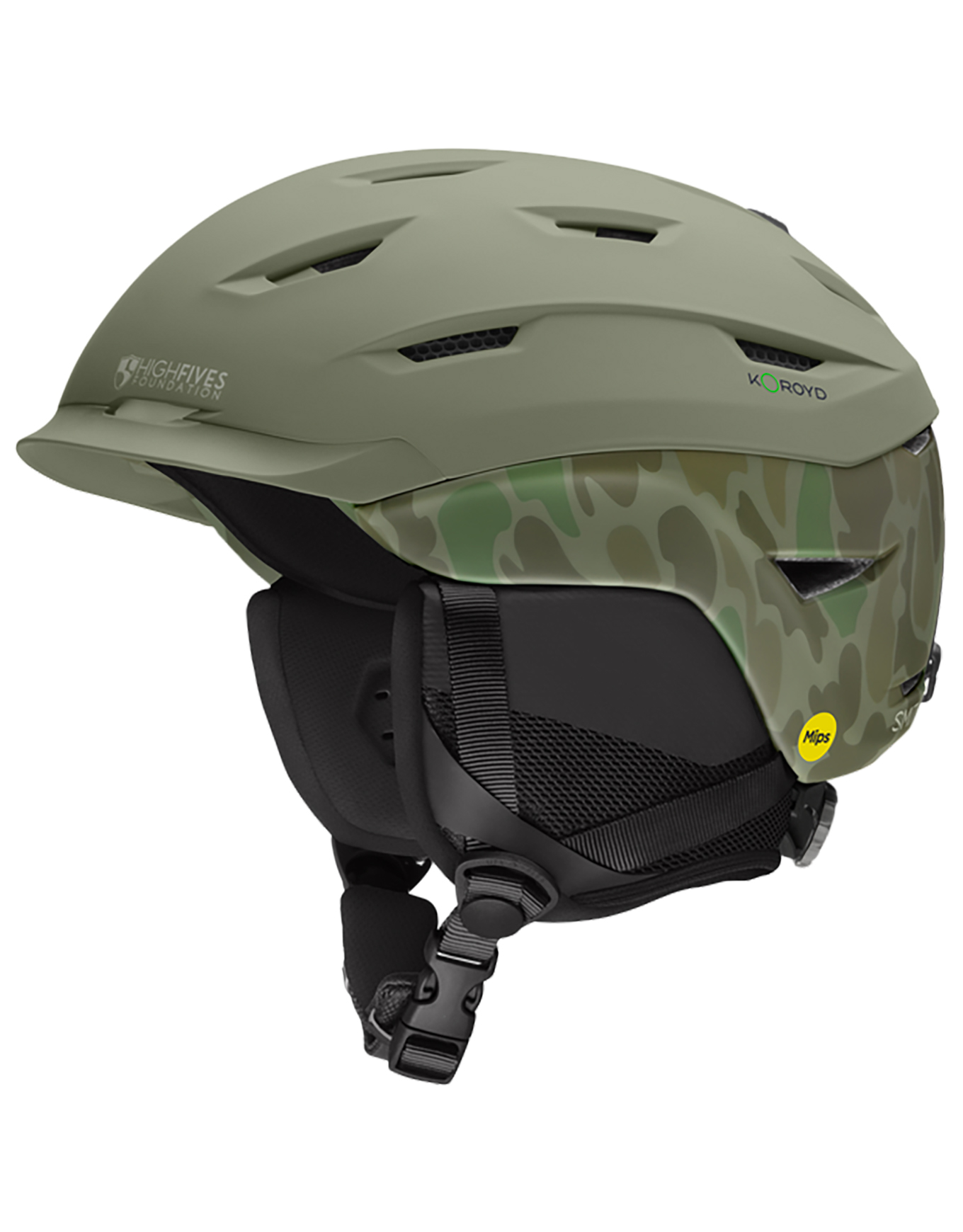 Skihelm / Snowboardhelm – Unisex – Level Mips Level MIPS Matte High Fives für Herren Größe 55-59 cm Khaki