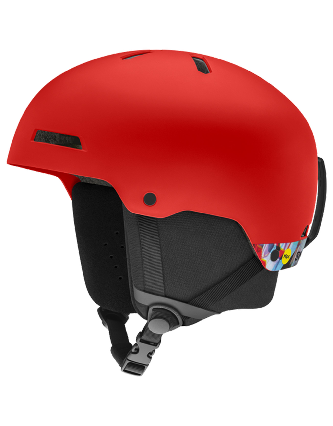 Skihelm / Snowboardhelm – Kinder – Rodeo Jr Mips Rodeo Jr. MIPS Matte Patrol Signals aus Wolle Kindergröße 48-52 cm Rot