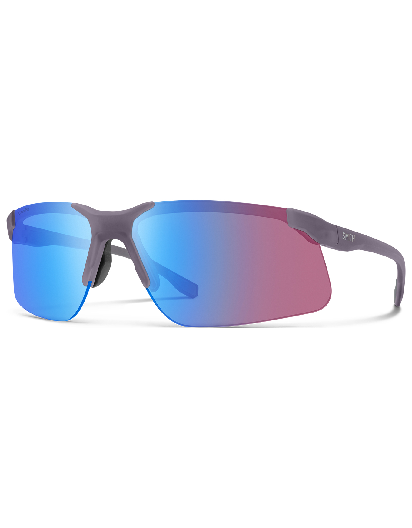 Sonnenbrille Cipher Matte Meteorite Crystal ChromaPop Low Light Rose Blue Mirror Bordeaux
