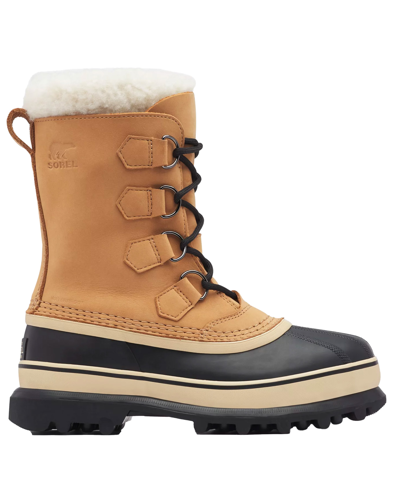 Après-skis chauds et imperméables - Bottes Caribou Buff Women en Cuir - Taille 41 - Marron