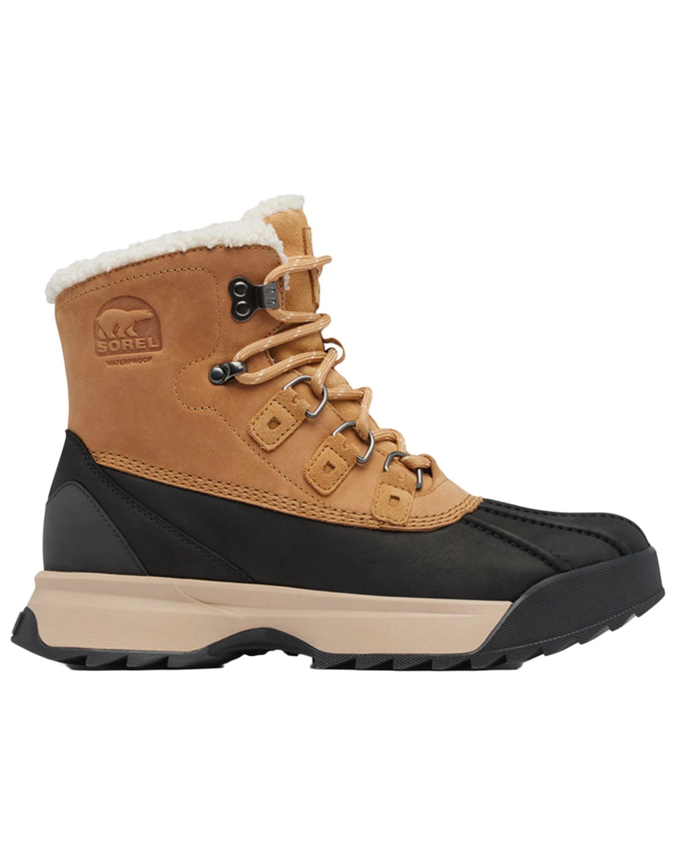Après-ski imperméables et chauds - Scout™ 87'™ Lux Wp M Caribou Buff Black en Cuir - Taille 41,5 - Marron