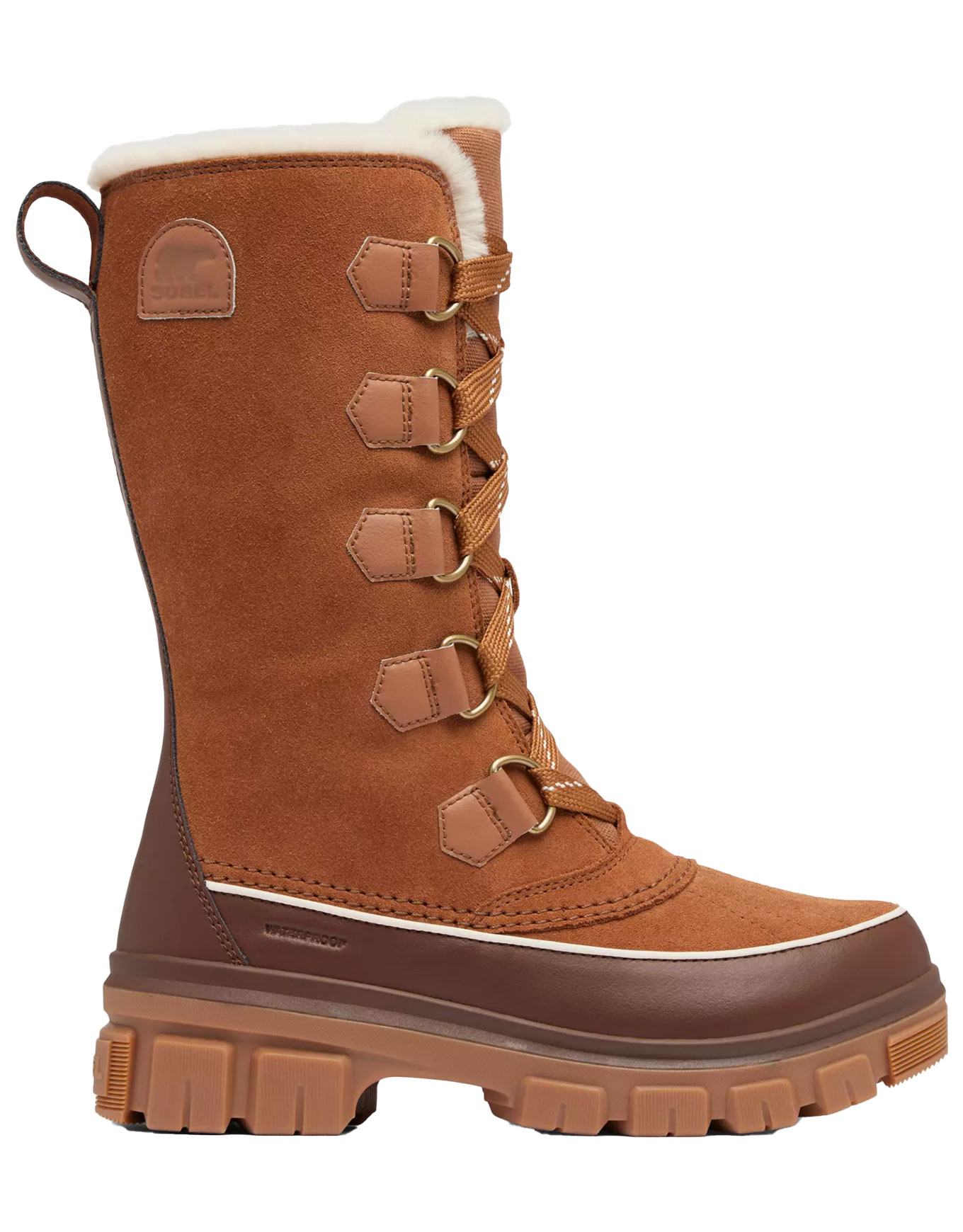 Bottes hautes d'hiver imperméables et isolantes - Torino™ V Tall Wp W Velvet Tan Tobacco en Cuir - Taille 37 - Marron