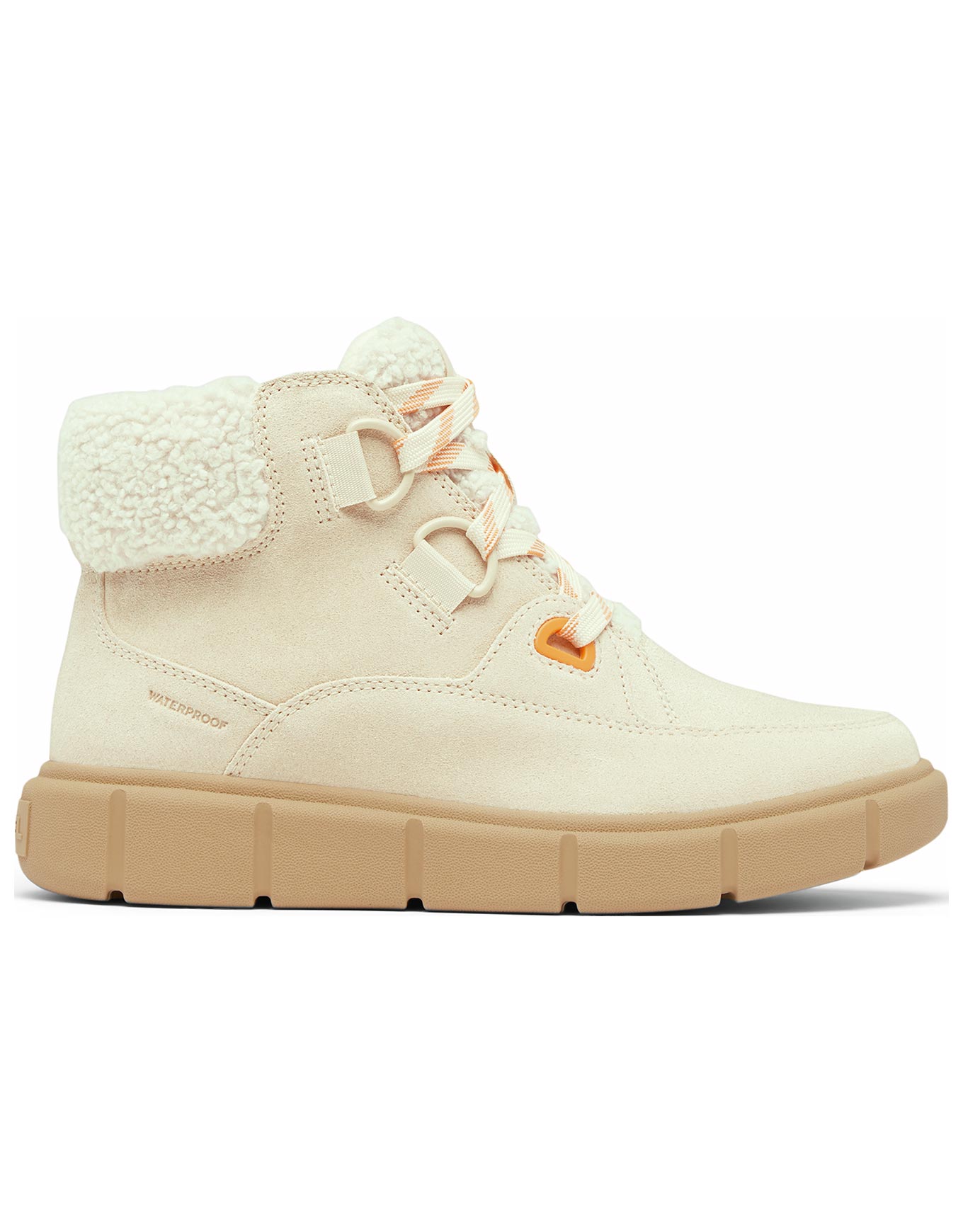 Bottines imperméables et isolantes - Explorer III Nw Lace WP W Honey White Sea Salt en Cuir - Taille 37 - Beige