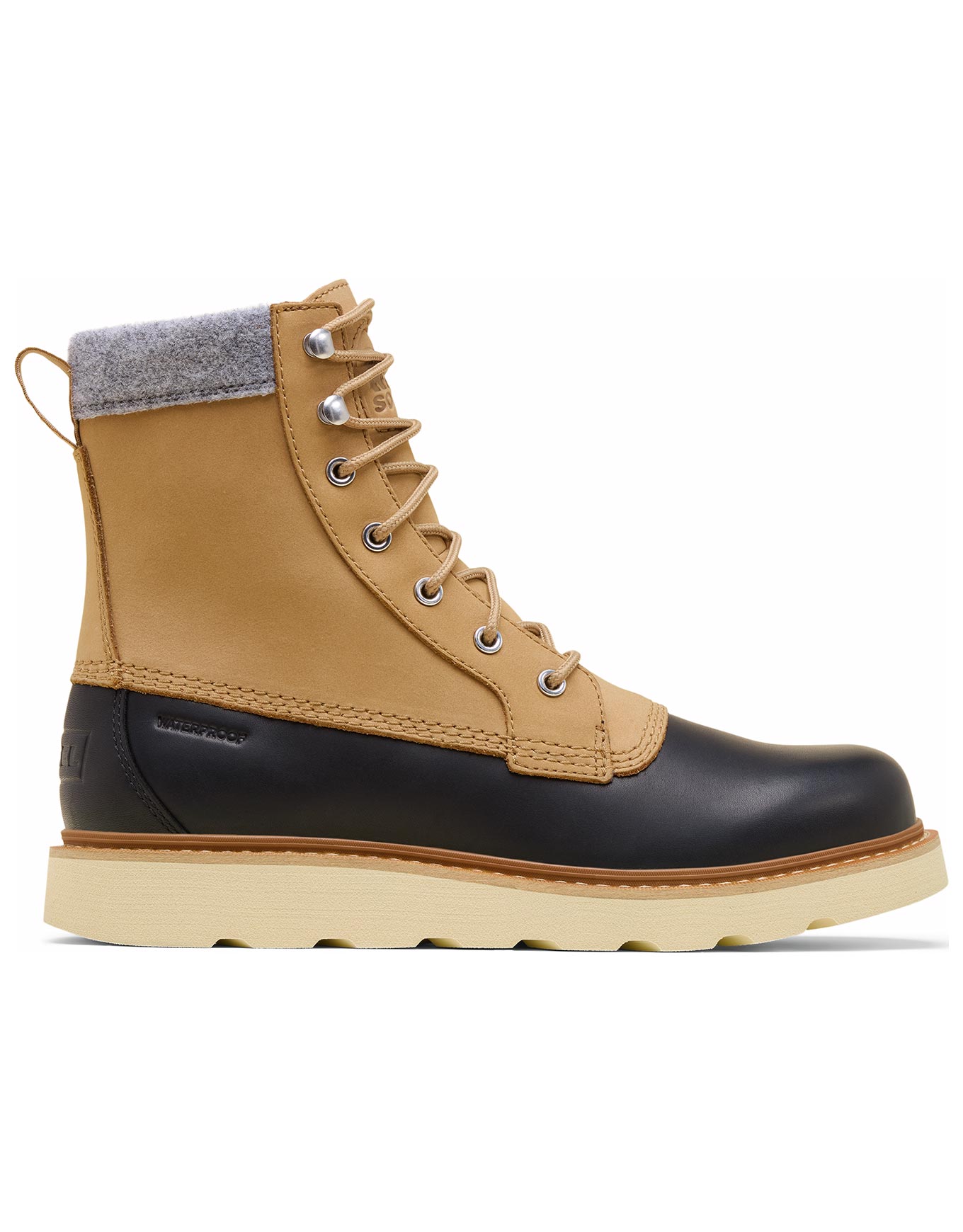 Bottines imperméables - Slabtown 62' Caribou WP M Buff Black en Cuir - Taille 42 - Noir