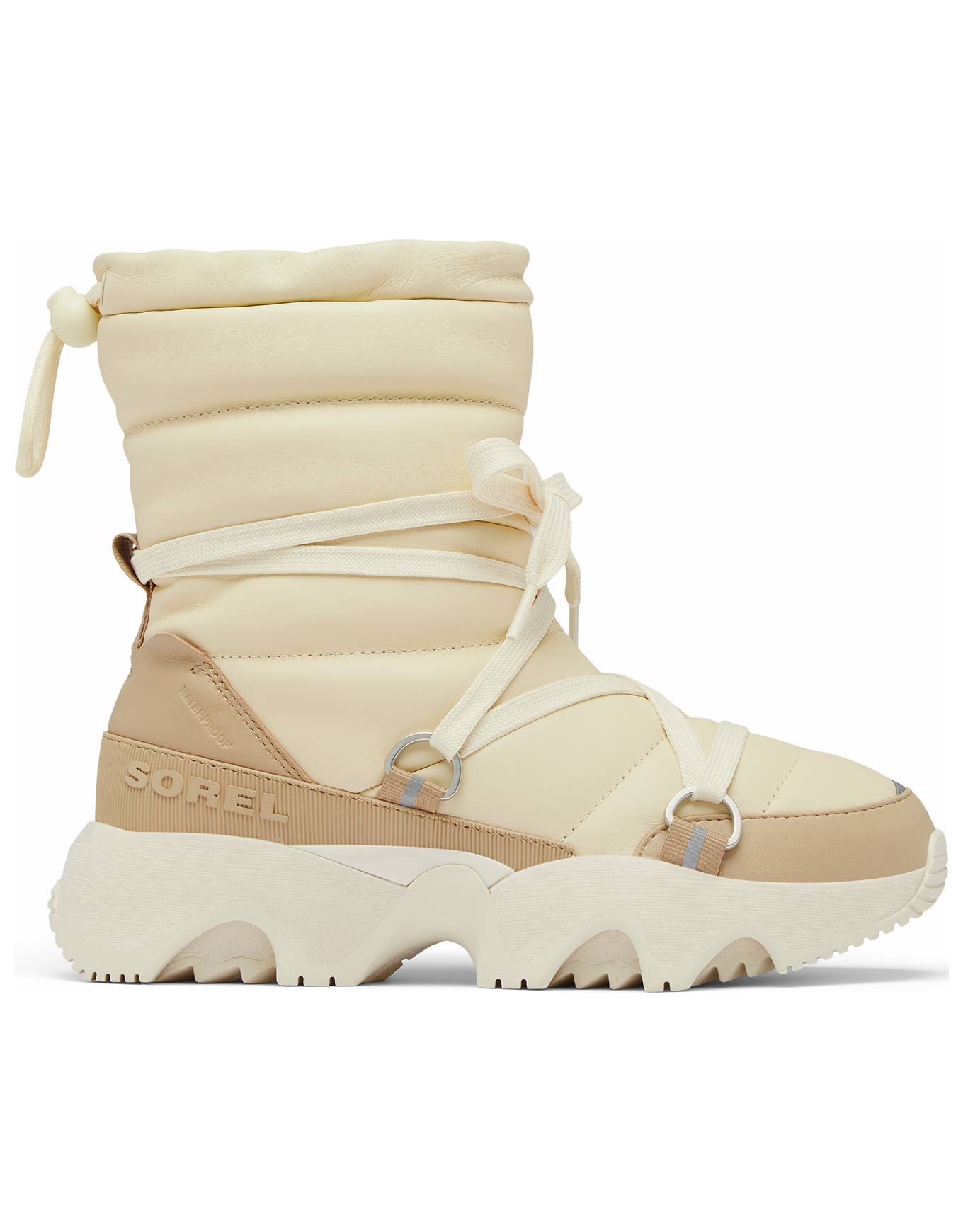 Bottes confortables et imperméables - Kinetic Impact Nxt Mid Boot WP W Honey White Dusty Tan en Cuir - Taille 37,5 - Beige