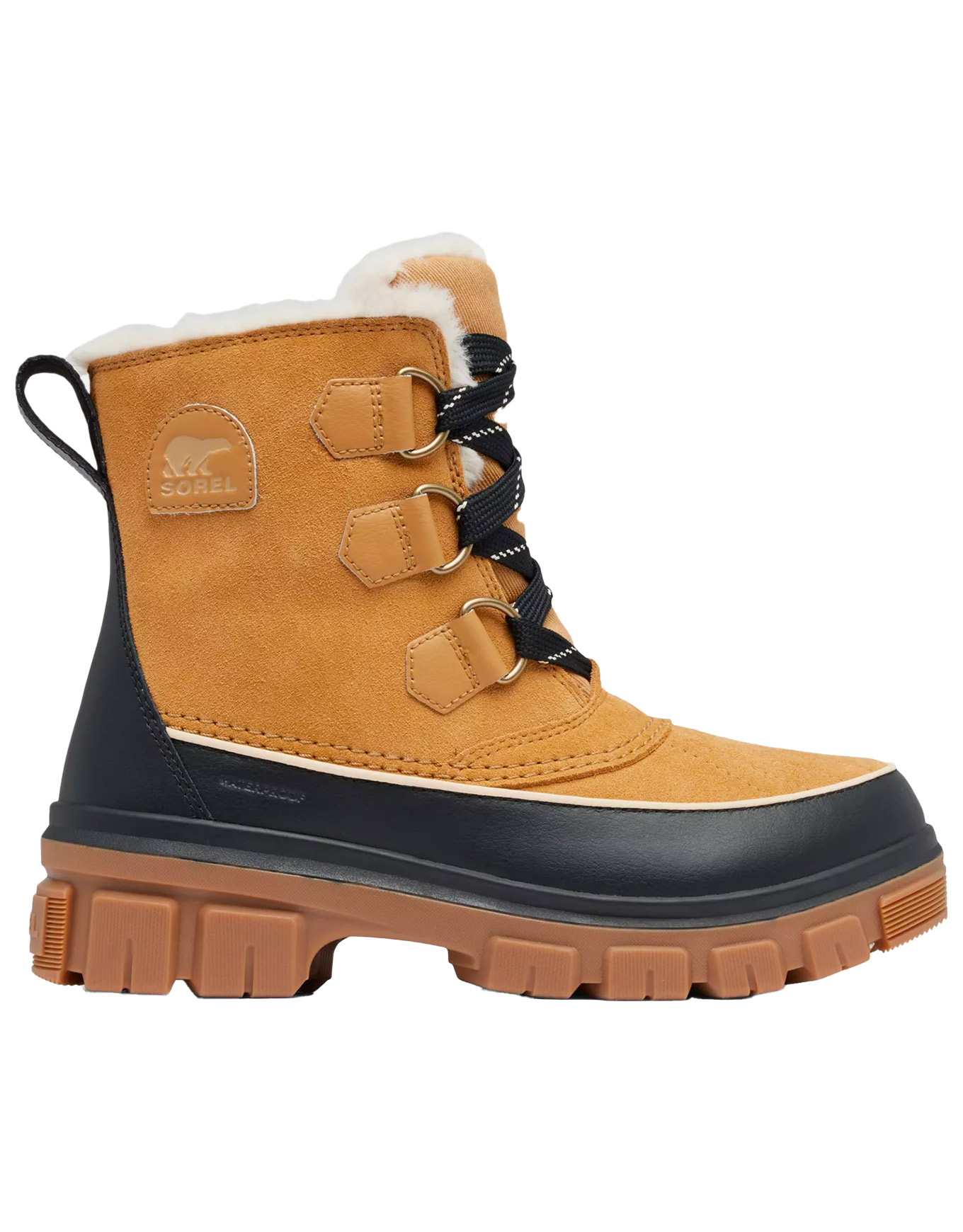 Bottes hautes d'hiver imperméables et isolantes - Torino V WP W Curry Black en Cuir - Taille 40 - Beige
