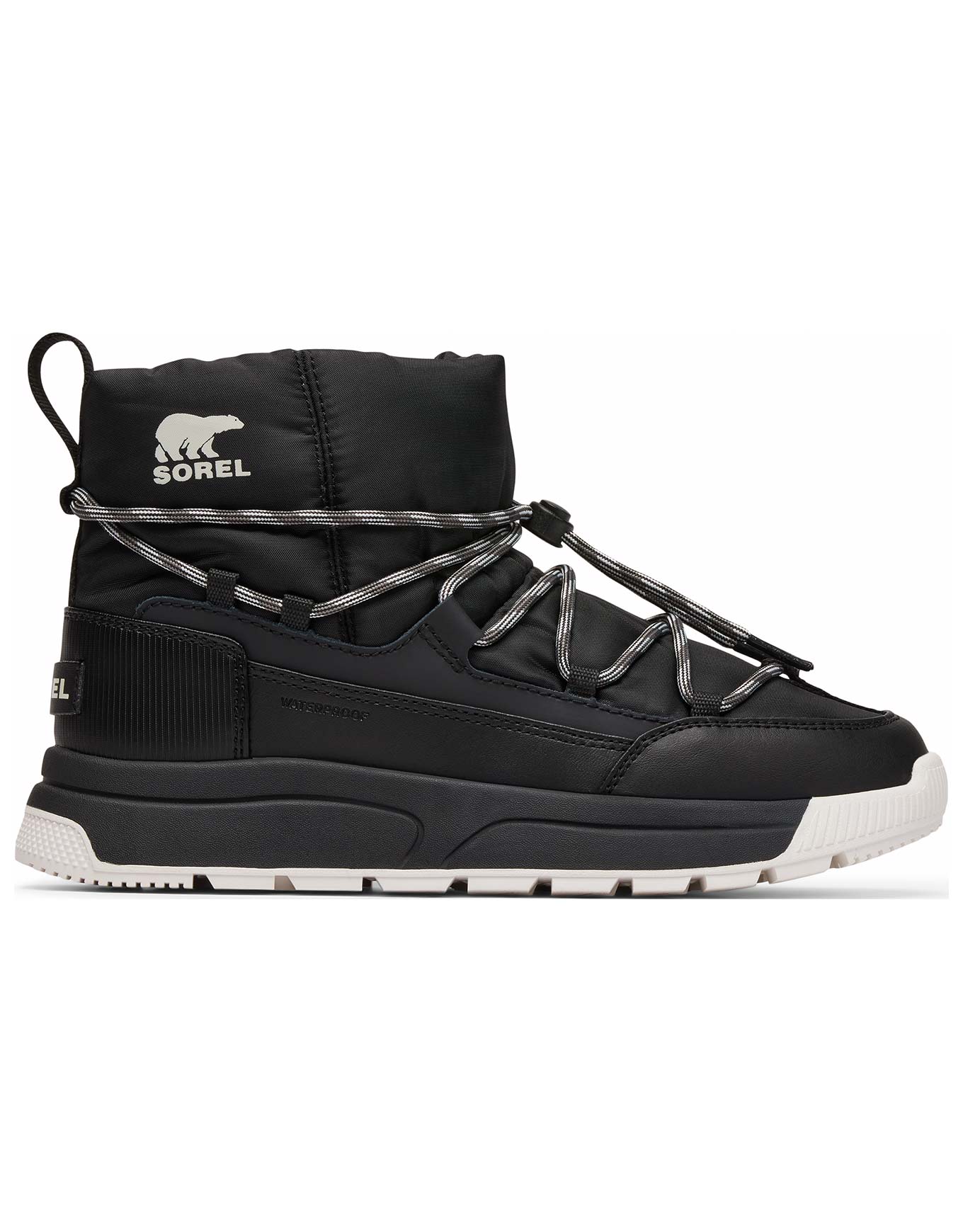 Bottes d'hiver imperméables à enfiler - Whitney III Slip-On WP W Black Sea Salt en Nylon - Taille 37,5 - Noir