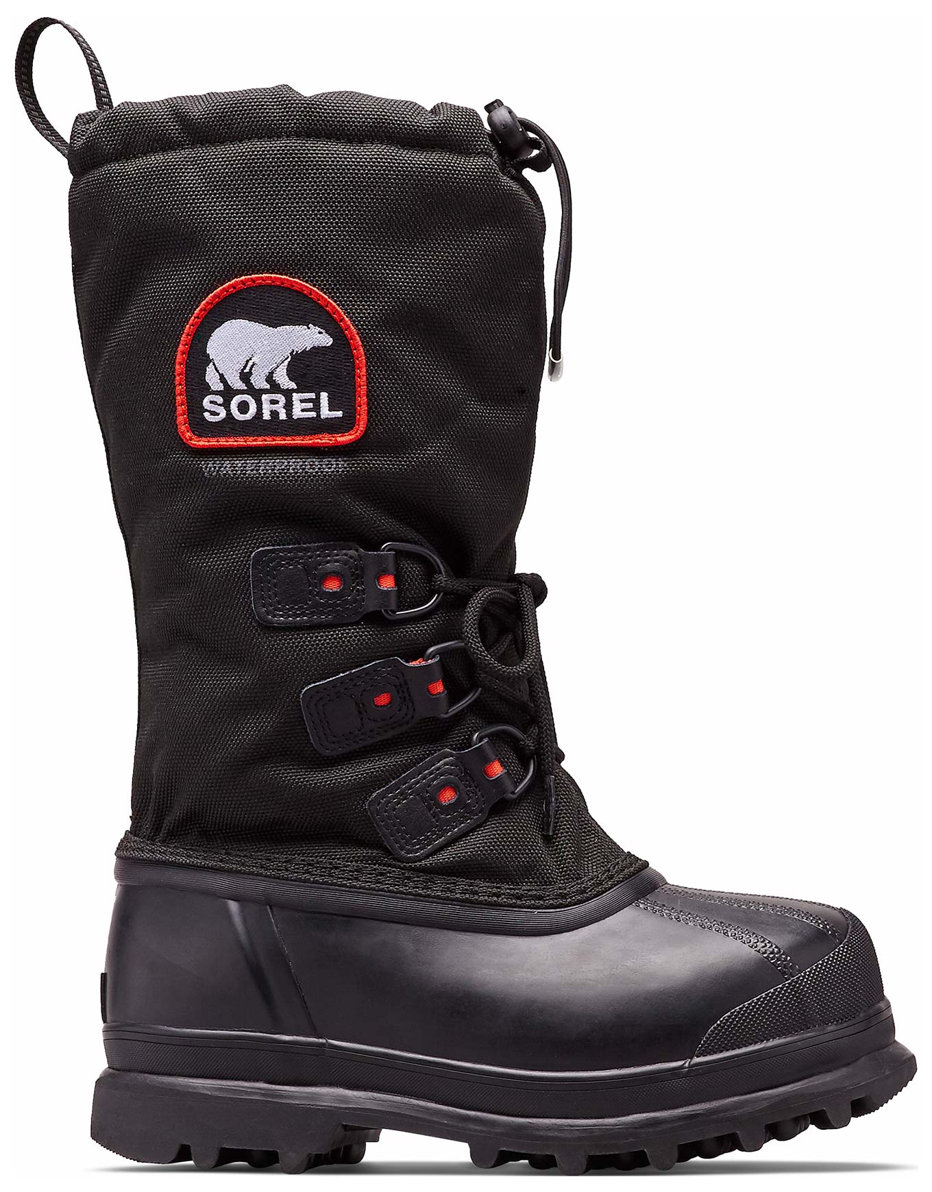 Bottes de neige chaudes, imperméables et résistantes - Glacier XT W Black Red Quartz - Taille 38 - Noir