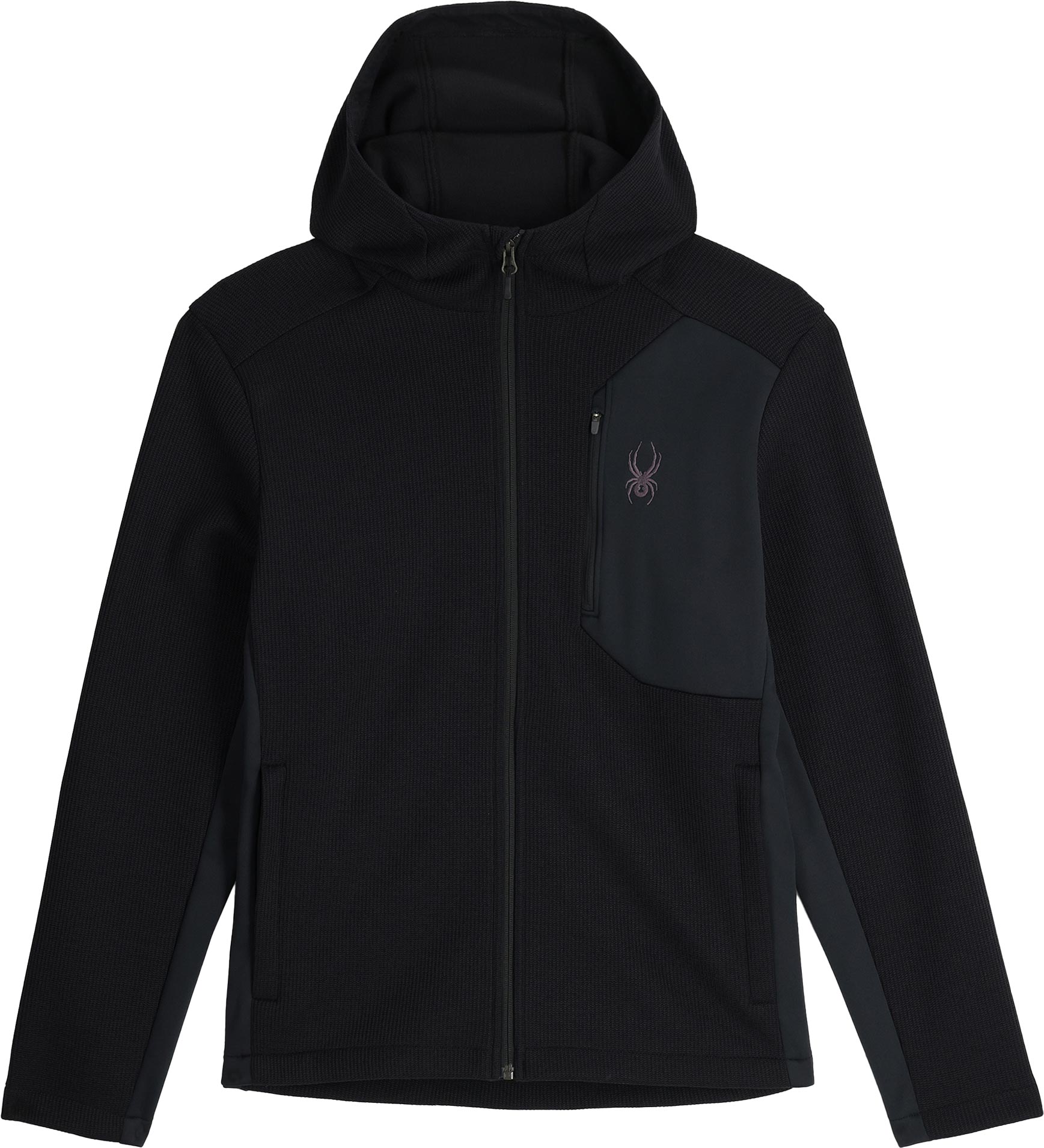 Veste polaire à capuche - Bandit Hooded Jacket Black - Taille M - Noir