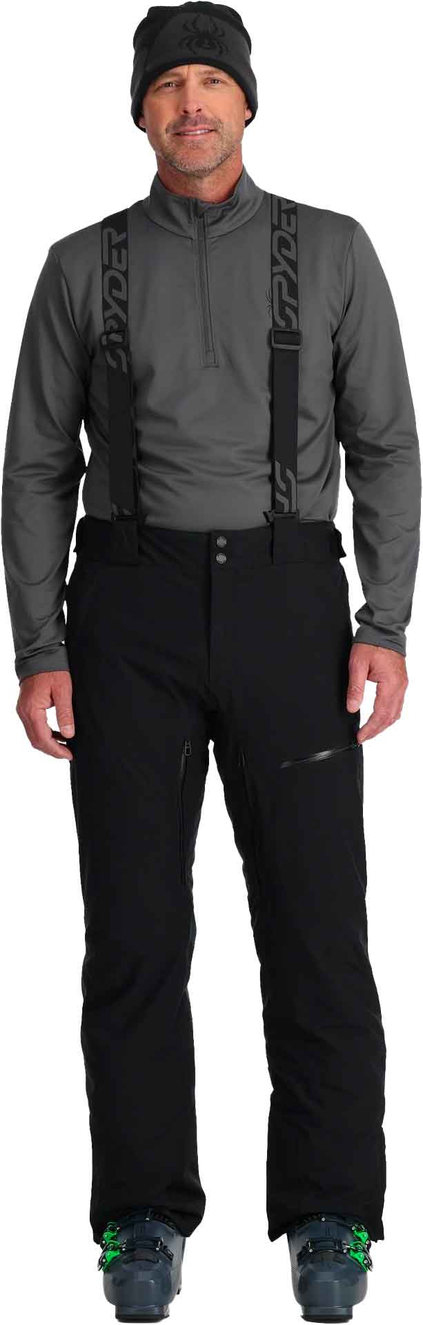Skihose aus PrimaLoft® Dare Pants Lengths Black für Herren Größe S schwarz