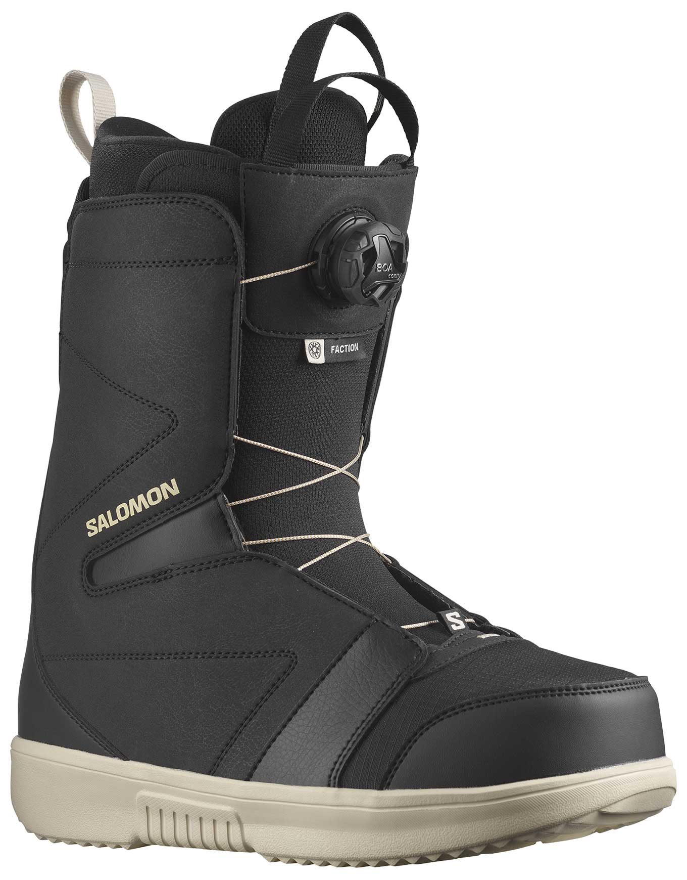 Boots de snowboard - Faction Boa Black/Rainy Day - Taille 44 - Noir