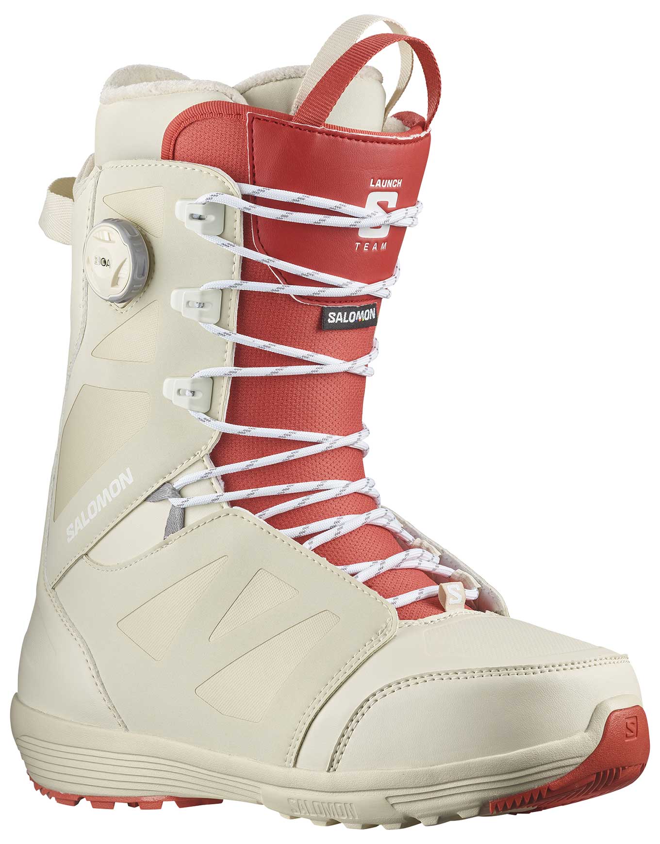 Snowboard-Boots Launch Lace Sj Boa Bleached Sand/Almond Milk/Aurora für Herren Größe 39