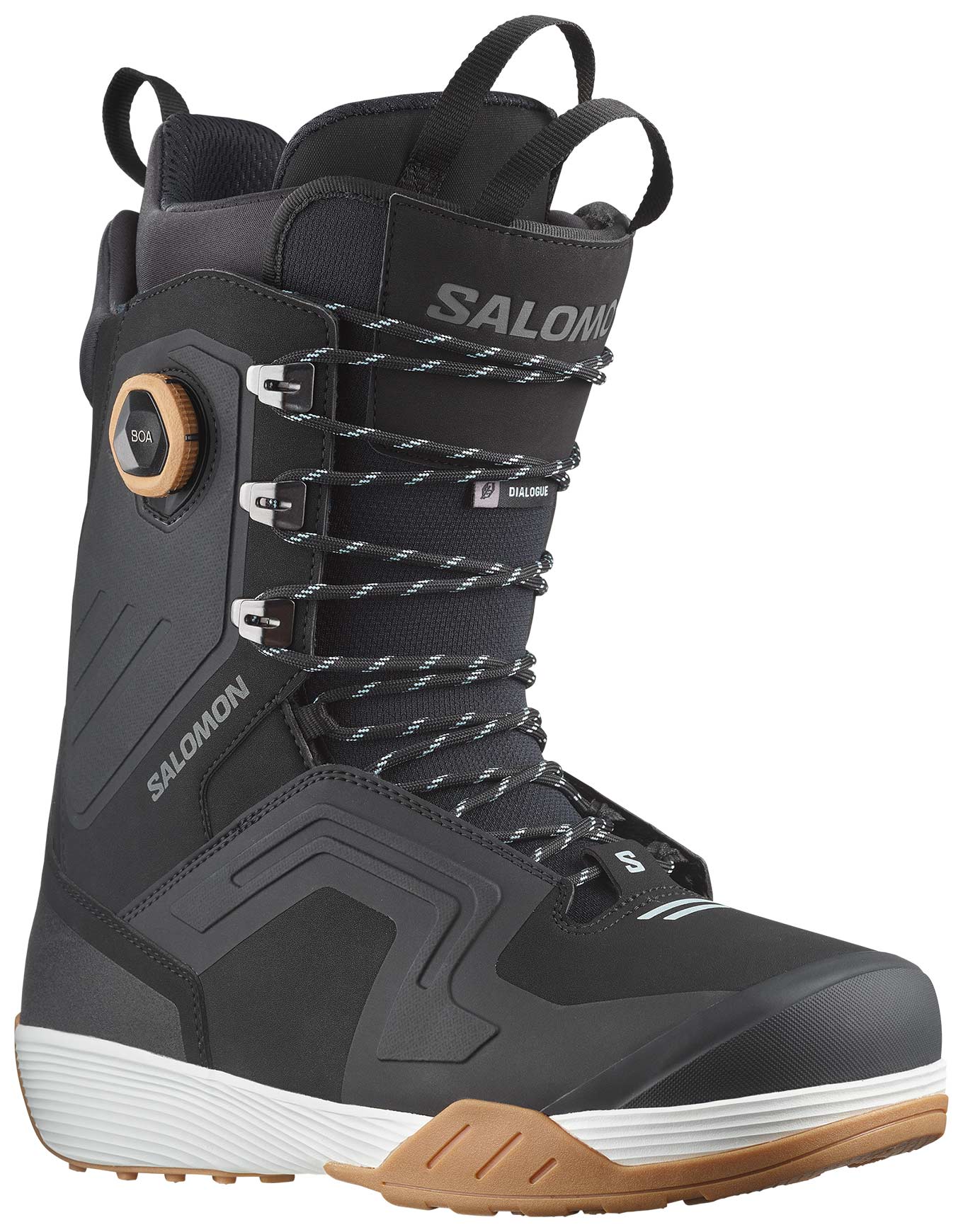 Snowboard-Boots Dialogue Lace Sj Boa Black/White für Herren Größe 46,5 schwarz