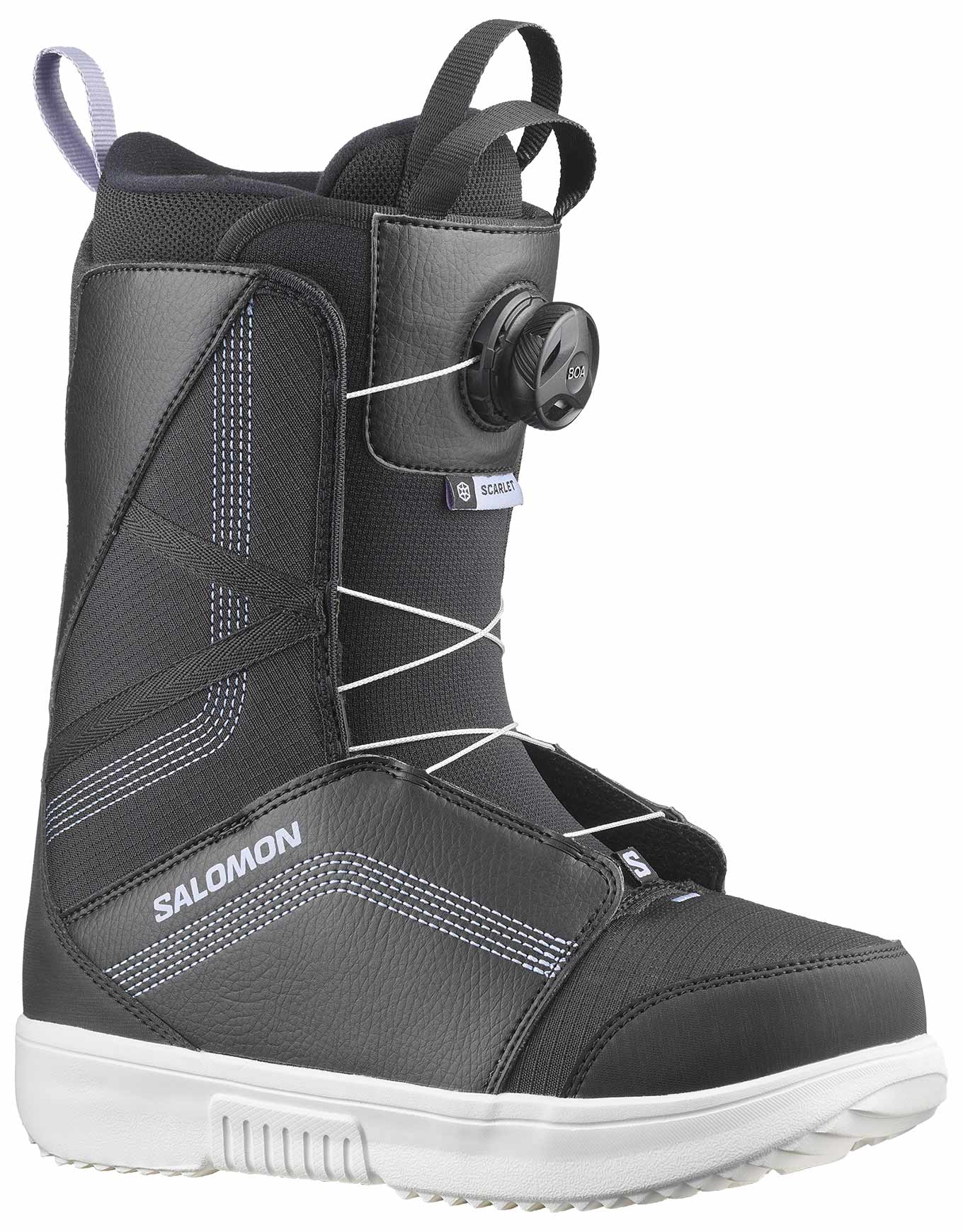 Snowboardboots Scarlet Boa Black/Persian Violet für Damen aus Wolle Größe 41,5 schwarz