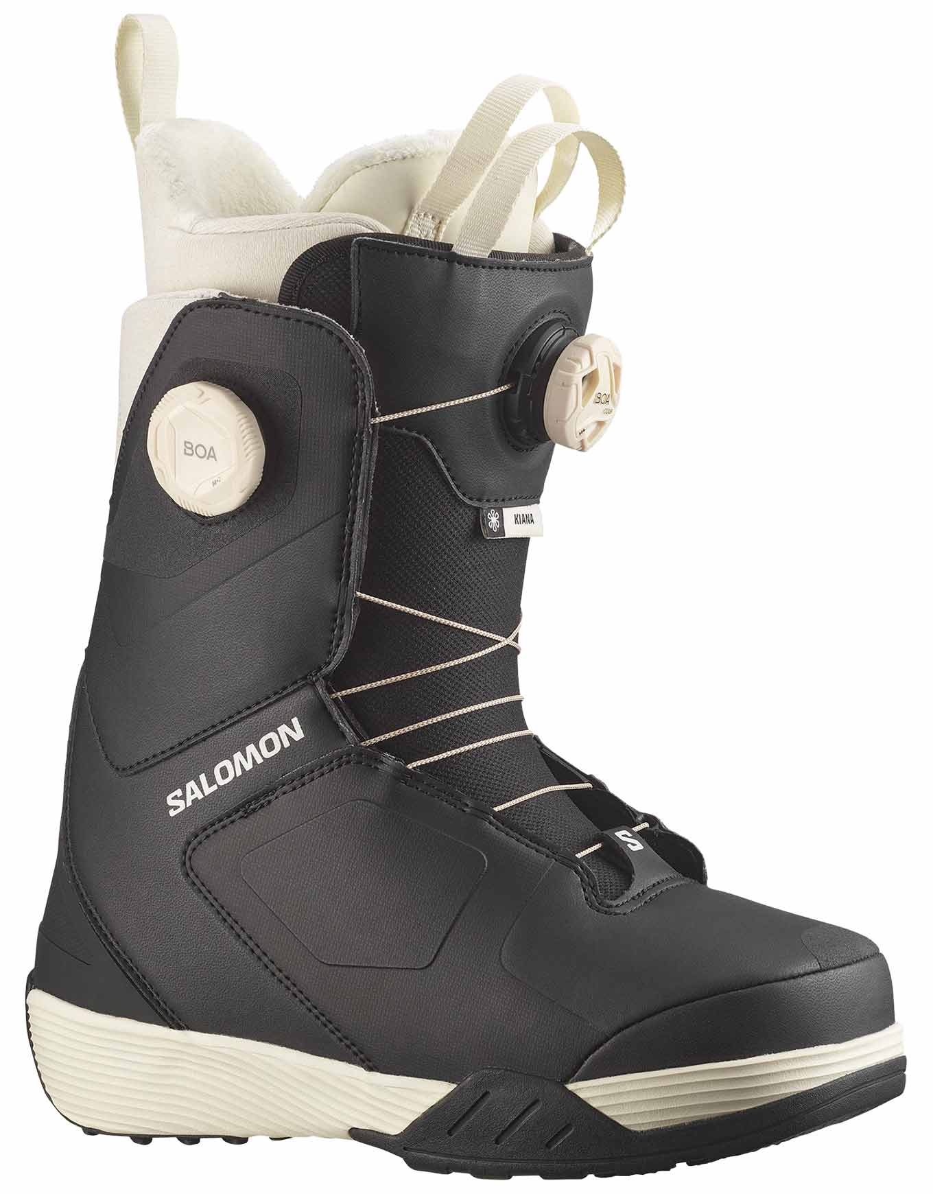 Snowboard Boots Kiana Dual Boa Black/Vanila Ice für Damen aus Wolle Größe 38,5 schwarz