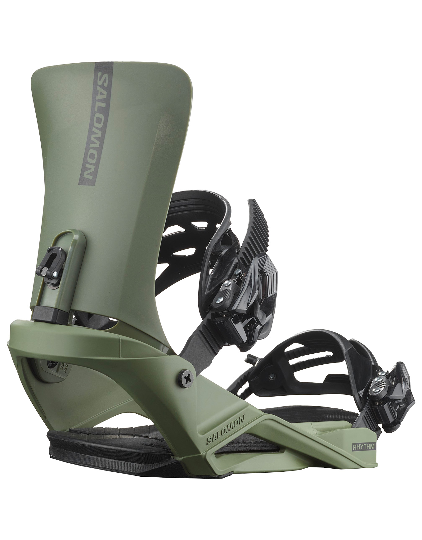 Fixations de snowboard all-mountain - Rhythm Lichen Green - Taille S - Kaki