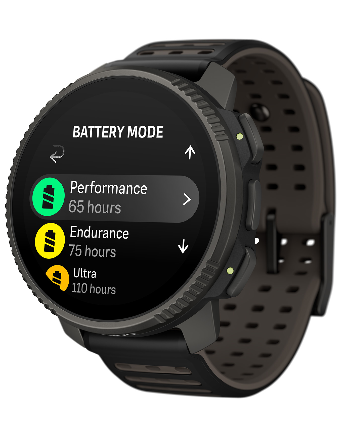 Montre GPS connectée - Vertical 2 Titanium Black en Titane - Noir