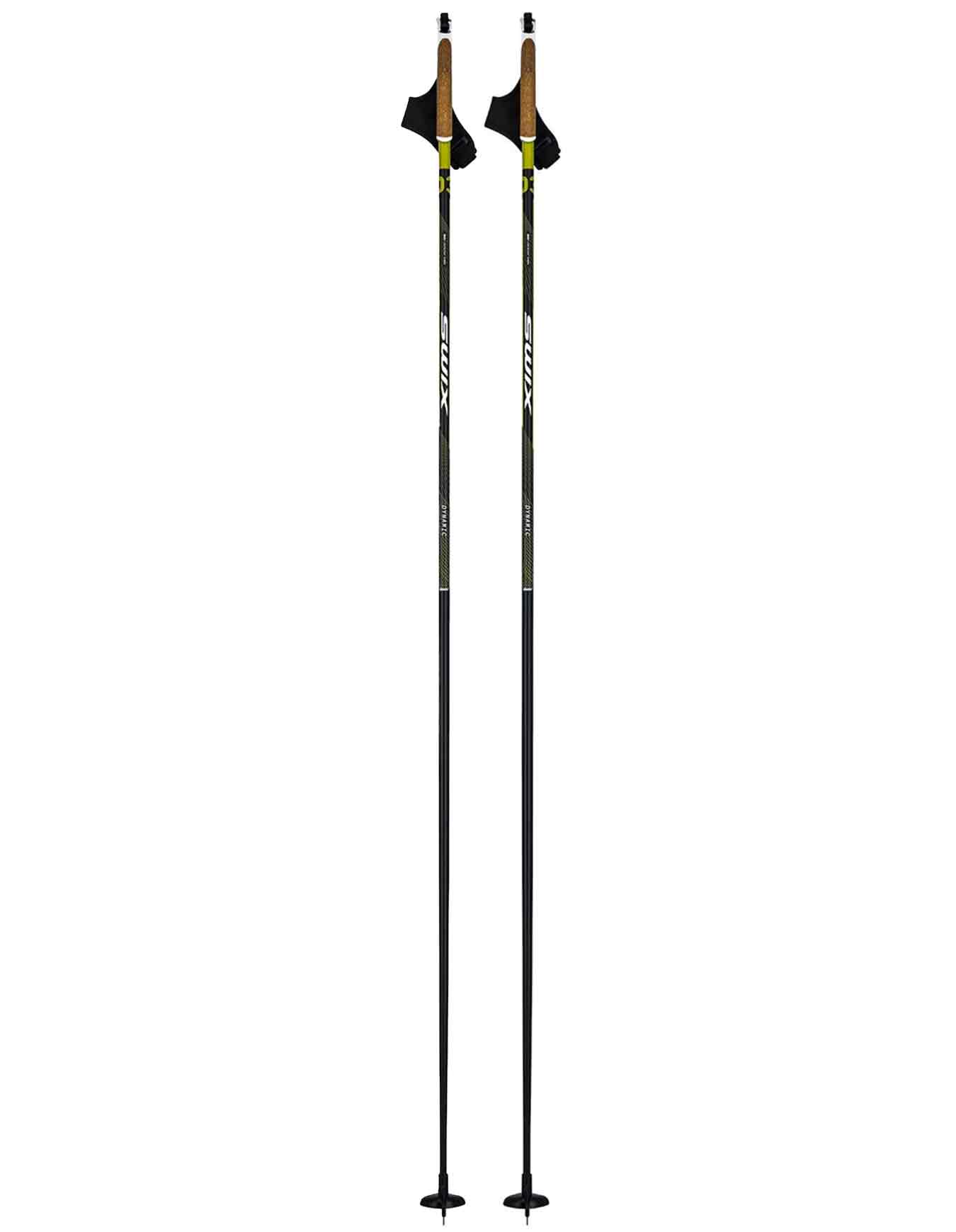 Langlaufstöcke Dynamic D3 Just Click Pcu Größe 175 cm schwarz