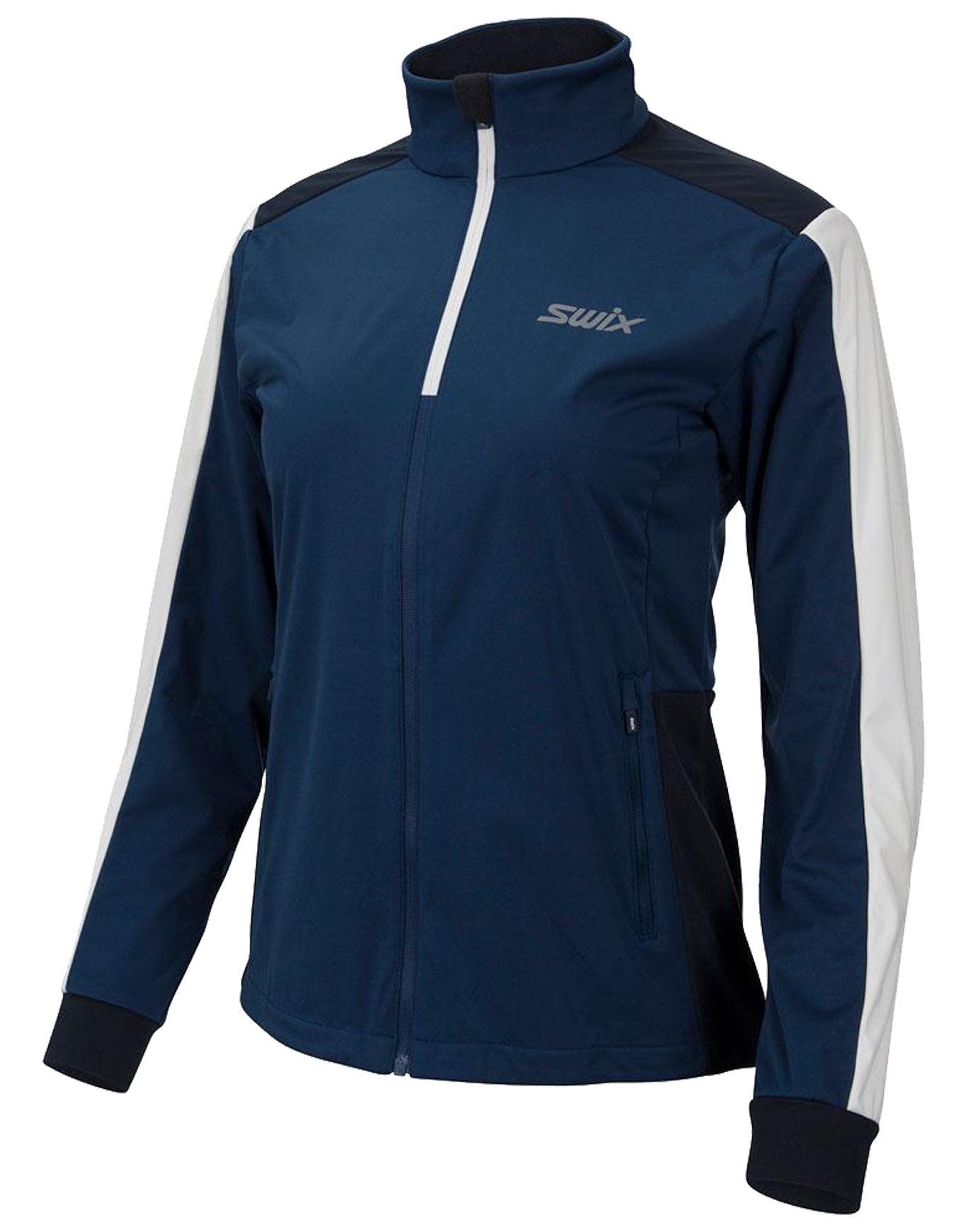 Veste de ski nordique - Cross Jacket M Estate Blue en Softshell - Taille M - Bleu