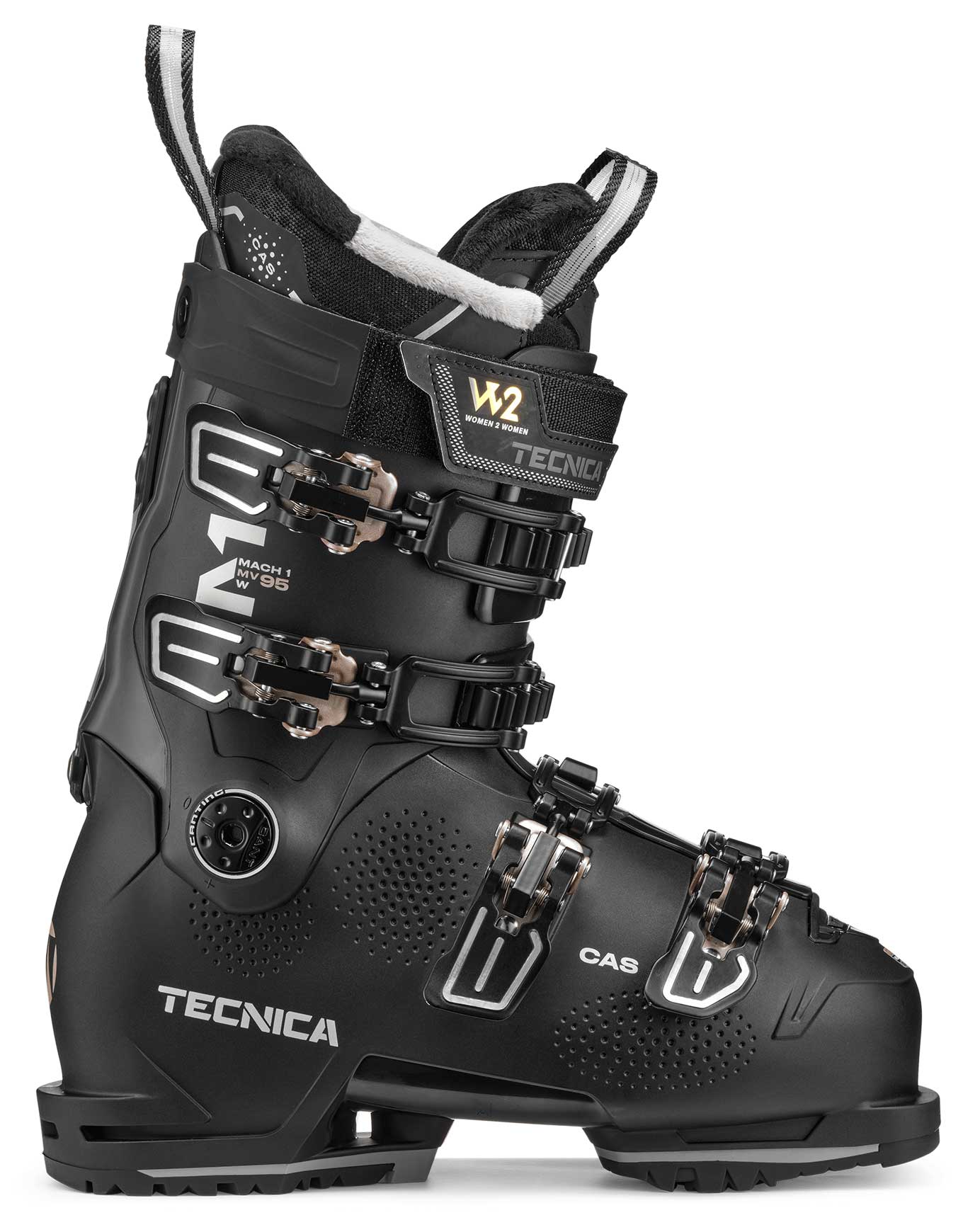 Pisten Skischuhe Mach1 MV 95 W TD Gw für Damen Größe 38 schwarz