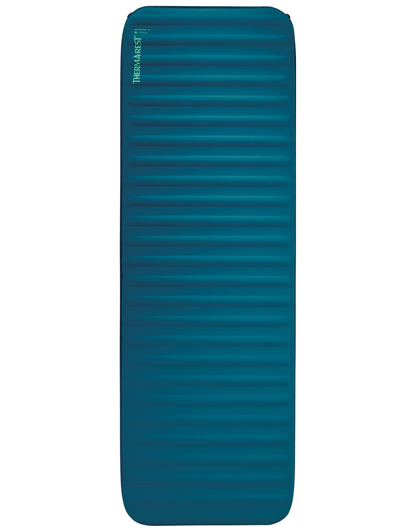 Matelas de camping en mousse chaud et confortable - Mondoking 3D Blue - Taille Large - Bleu
