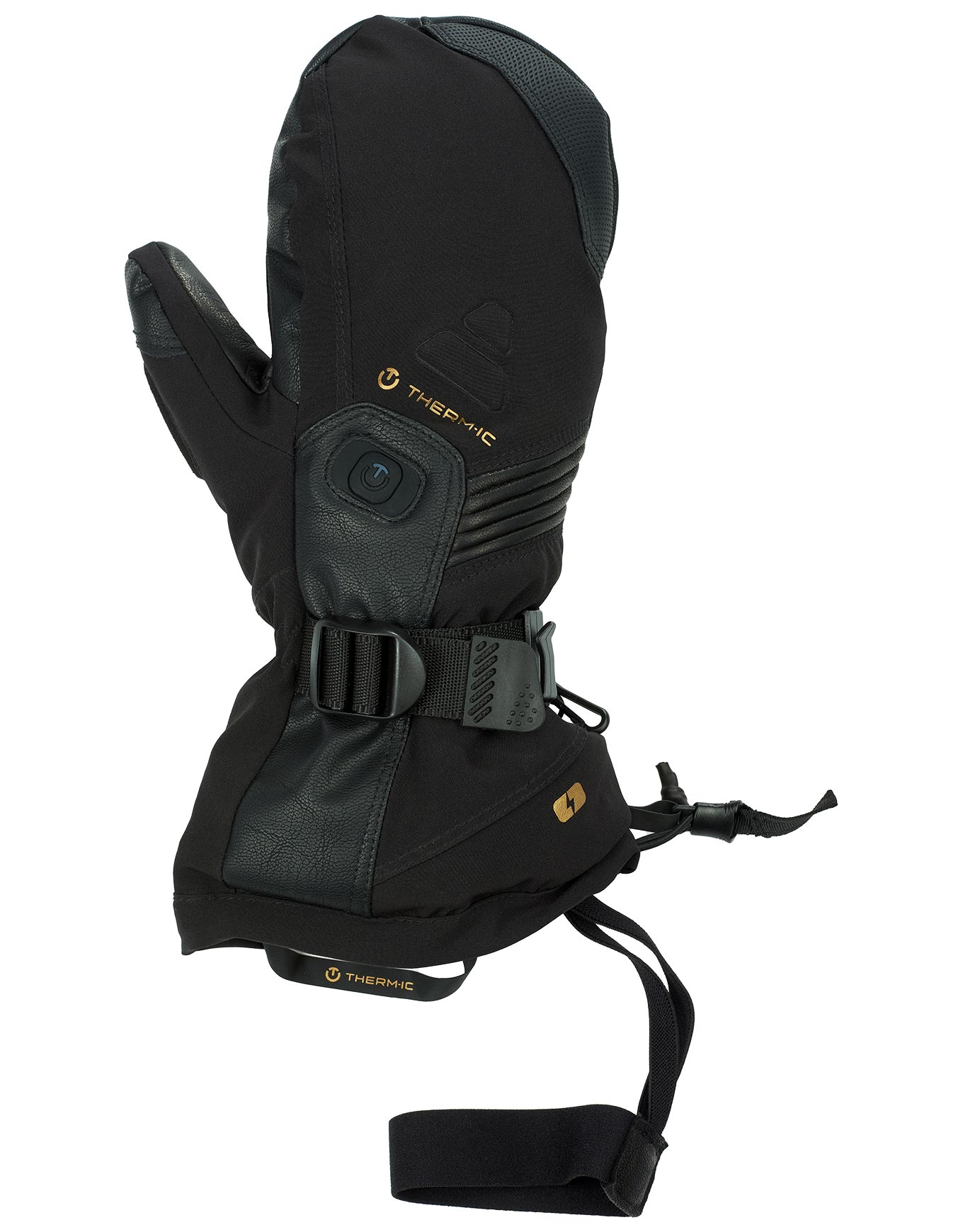 Beheizbare Ski-Fausthandschuhe aus PrimaLoft® Ultra Heat Boost Mittens M Größe 9 schwarz