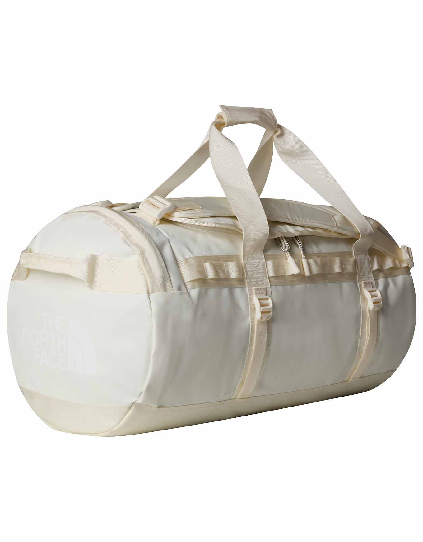 Duffel résistant 71L - Base Camp Duffel M White Dune TNF White en Nylon - Blanc
