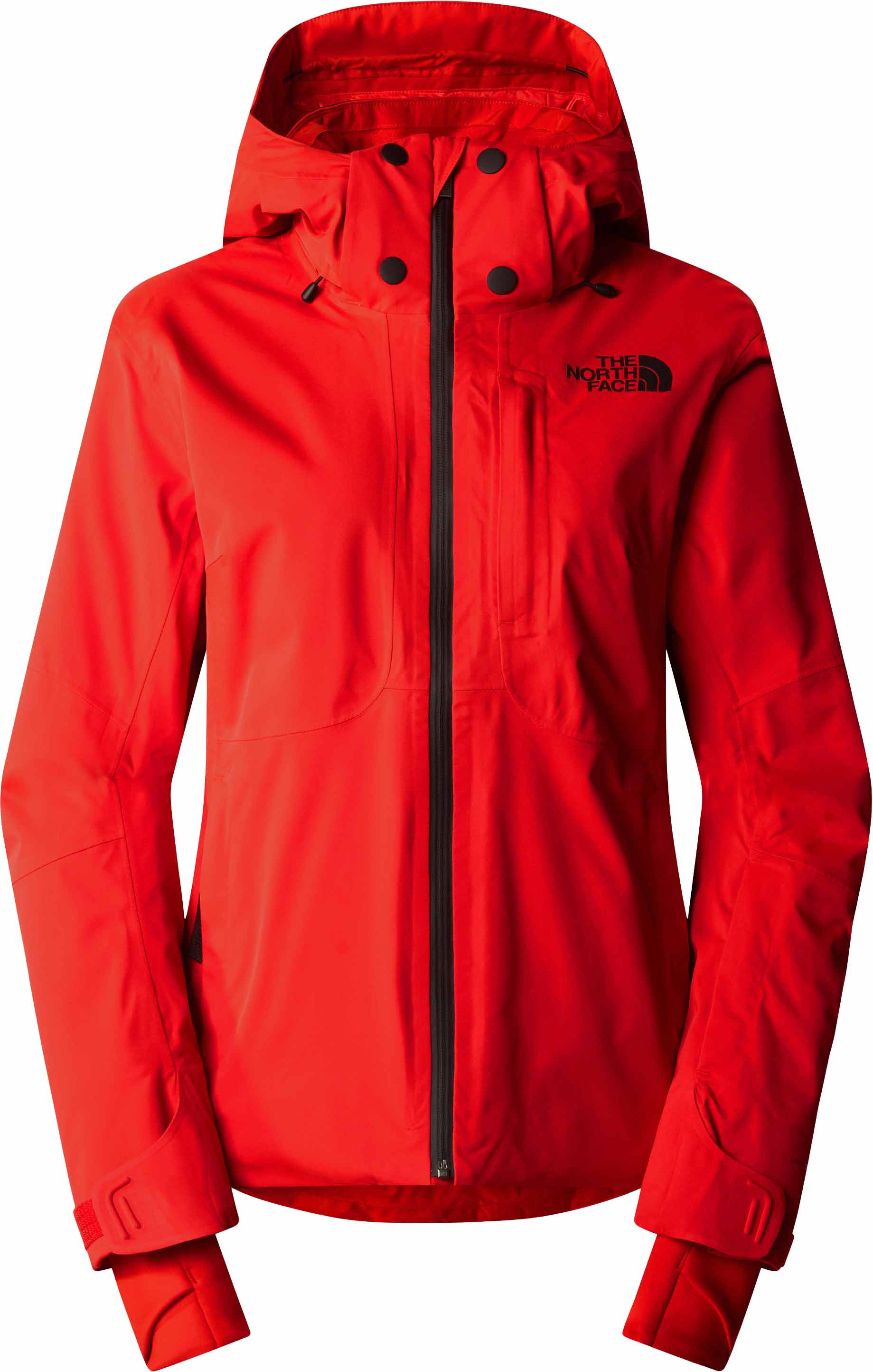 Skijacke W Lenado Jacket Fiery Red für Damen Größe XS Rot