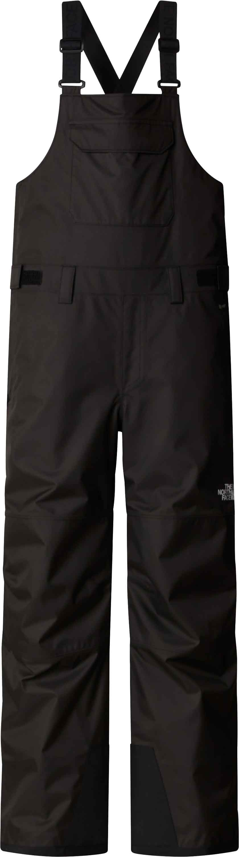 Wind- und wasserabweisende Ski-Latzhose Teen Freedom Insulated Bib TNF Black Kindergröße M schwarz