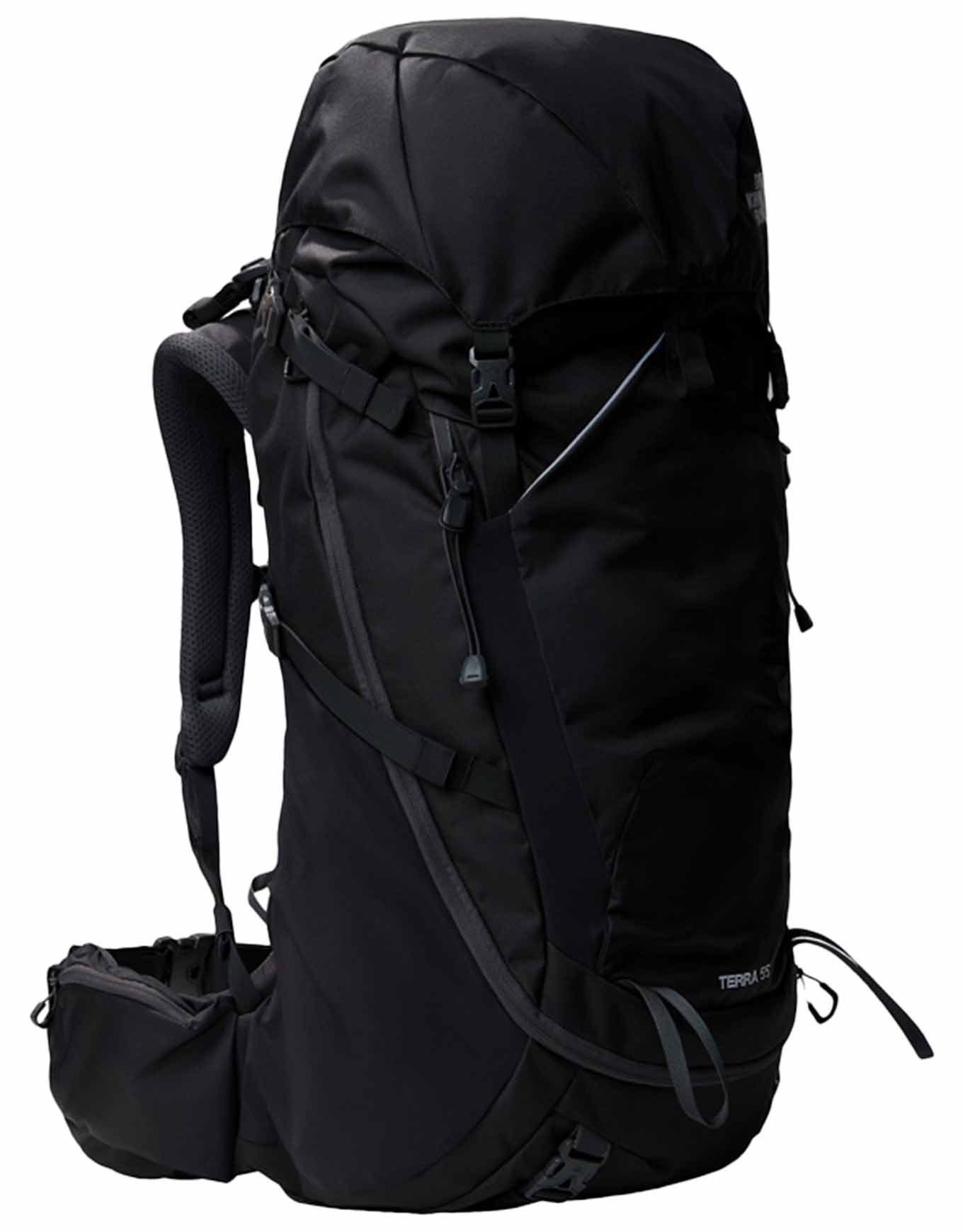 Sac à dos de trekking - Terra 55 M Black/Asphalt Grey - Taille S/M - Noir