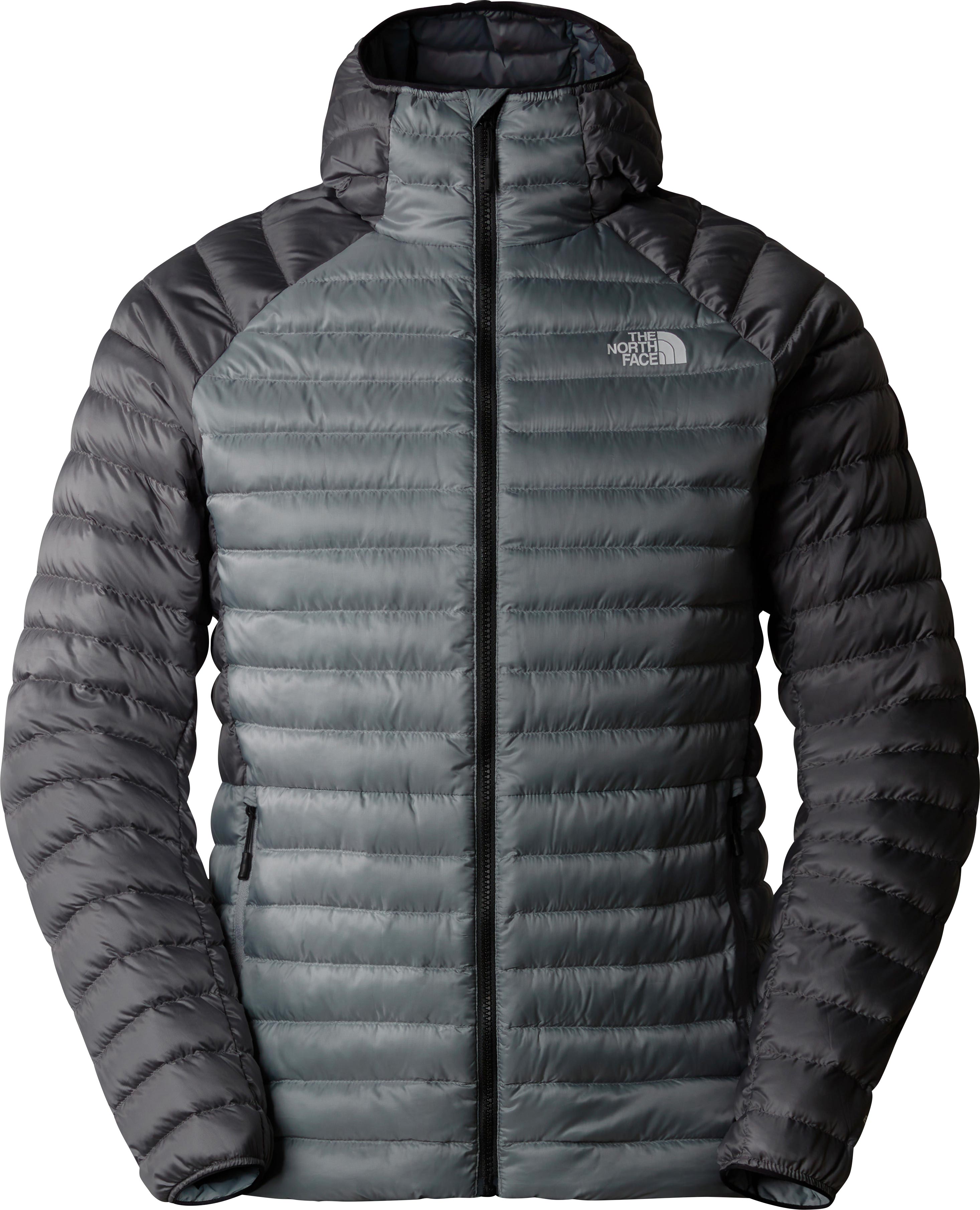 Stepp-und Daundenjacken M Bettaforca LT Down Hoody Monument Grey/Smoked Pearl für Herren Größe S Grau