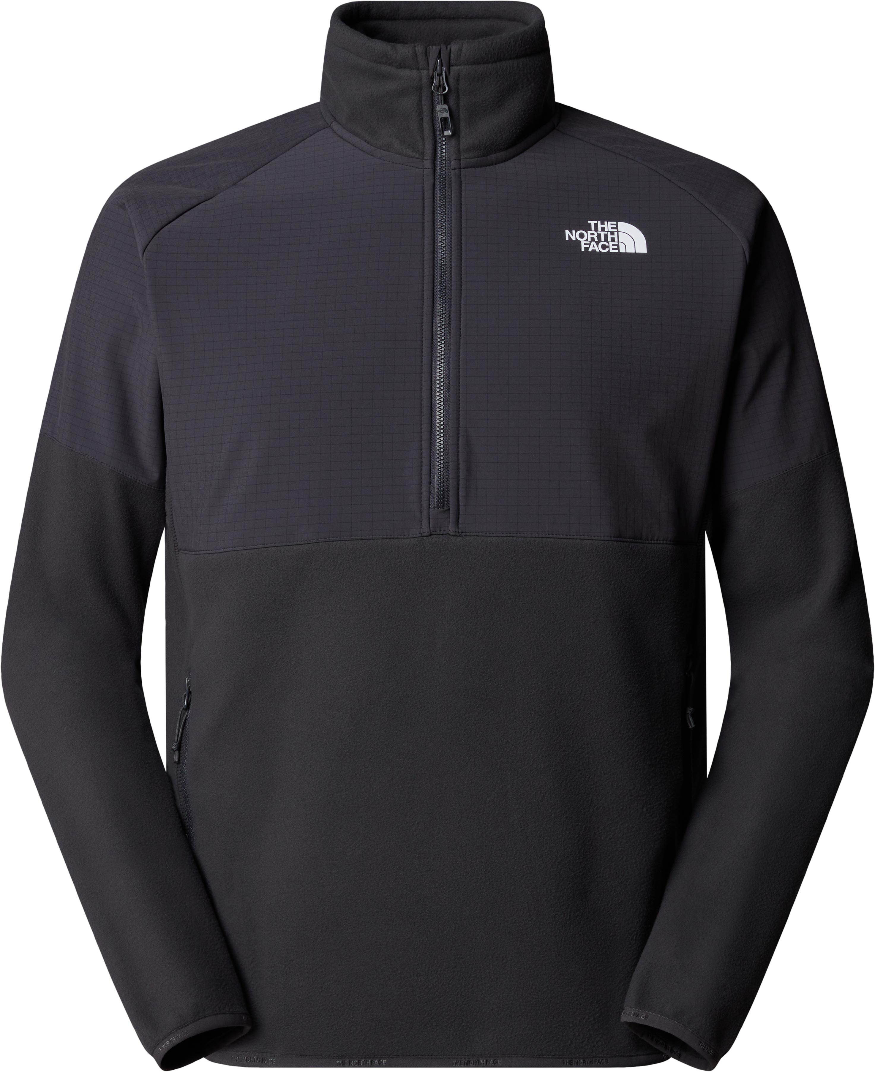 Half Zip Fleece M Glacier Heavyweight 1/2 Zip Asphalt Grey für Herren Größe S Grau