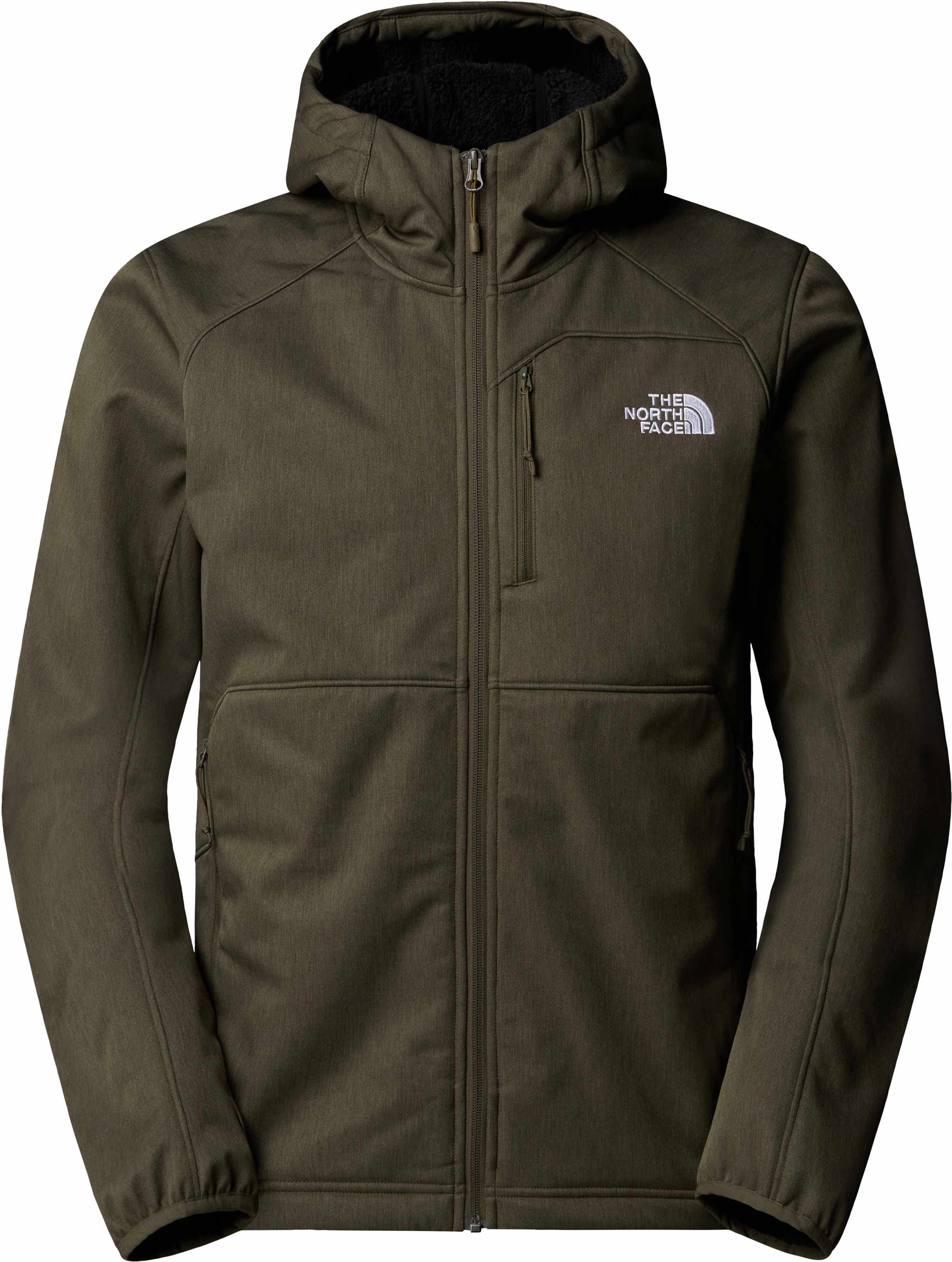 Veste de randonnée - M Quest Hooded Softshell New Taupe Green Dark Heather en Softshell - Taille S - Vert