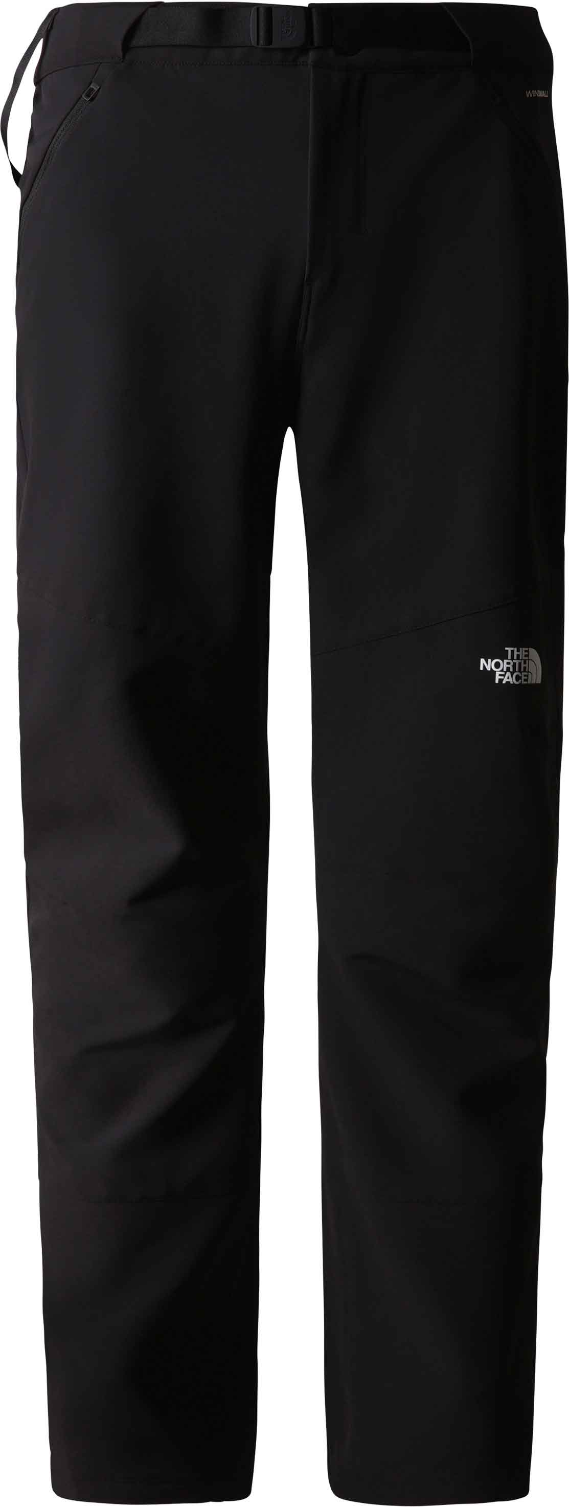 Imprägnierende, wasserabweisende und winddichte Wanderhose M Diablo Reg Tapered Pant TNF Black für Herren aus Softshell Größe 38