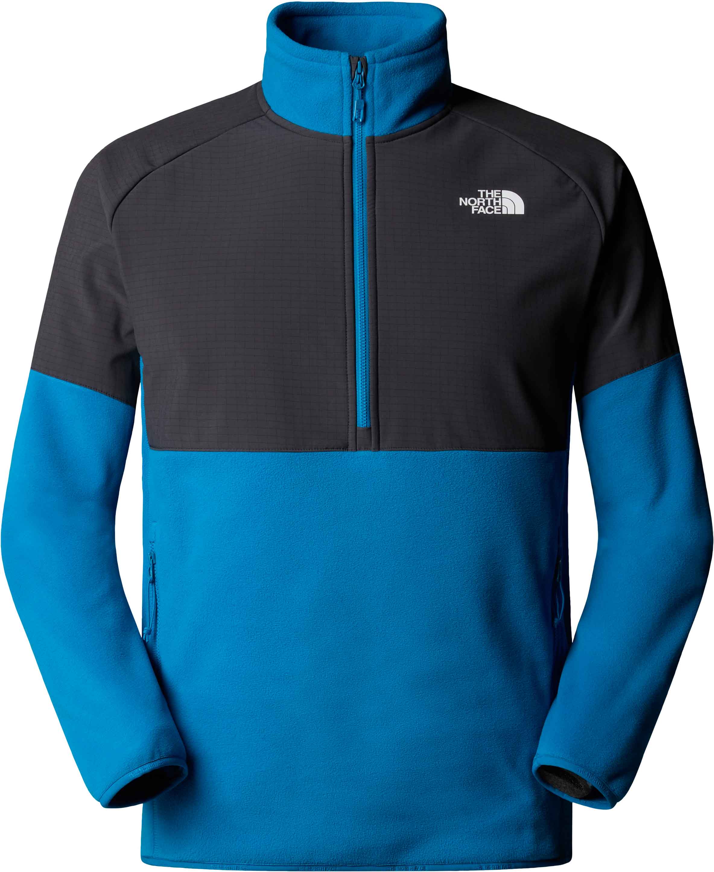 Half Zip Fleece M Glacier Heavyweight 1/2 Zip Dusk Blue Asphalt Grey für Herren Größe S Blau