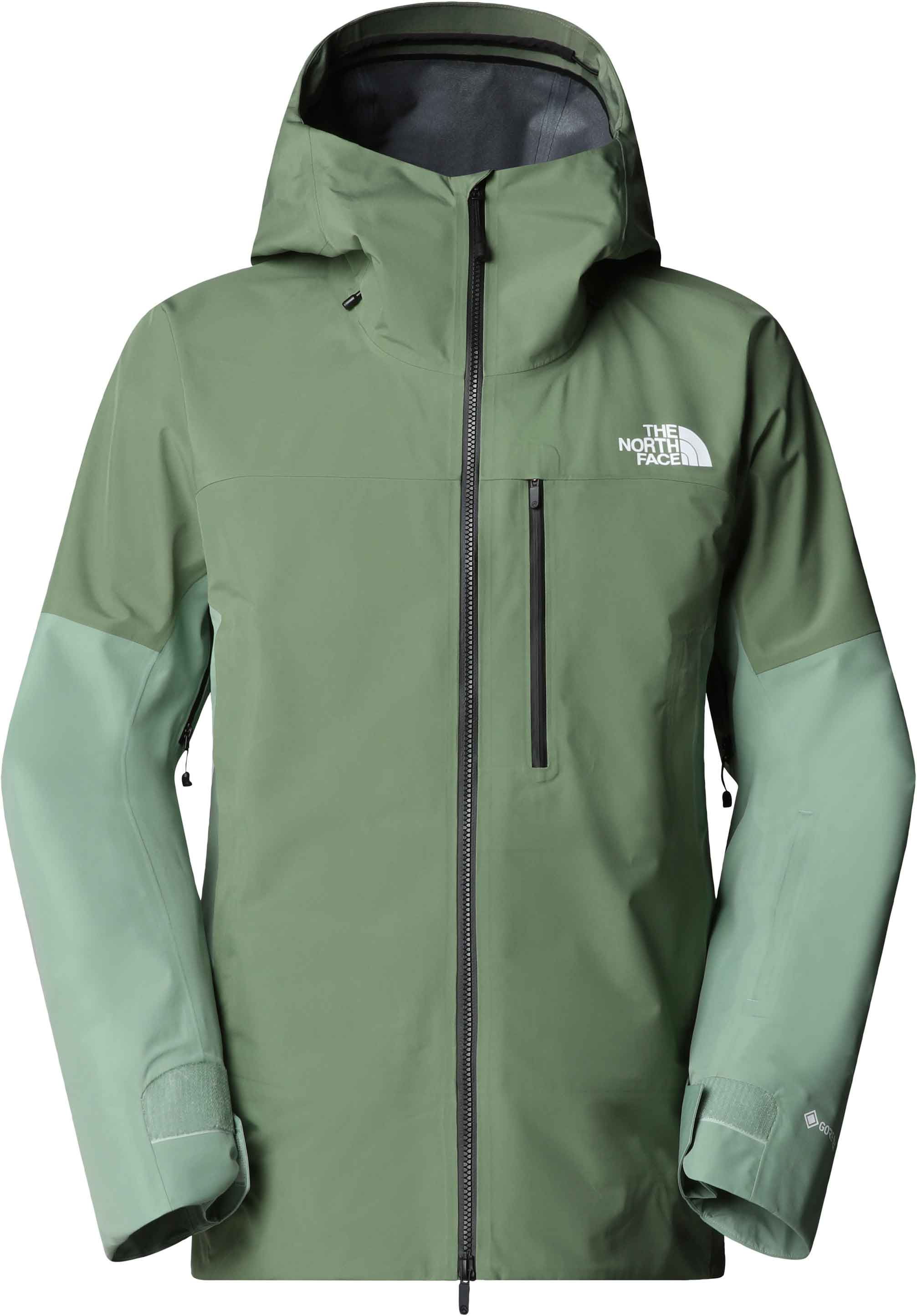 Veste de ski imperméable en GORE-TEX - M Summit Eastwall GTX Jacket Bark Mist Slate Moss en Silicone - Taille XL - Vert