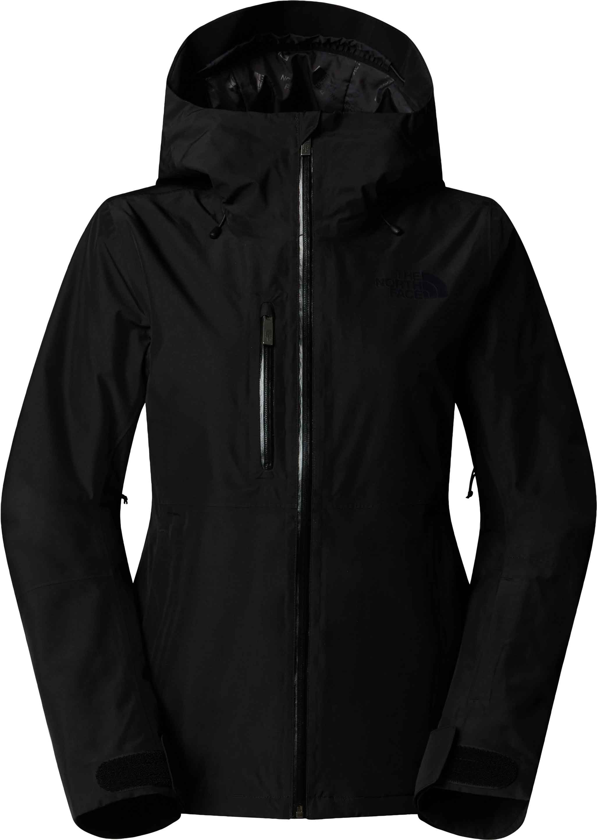 Atmungsaktive Skijacke W Descendit Jacket TNF Black für Damen Größe L schwarz