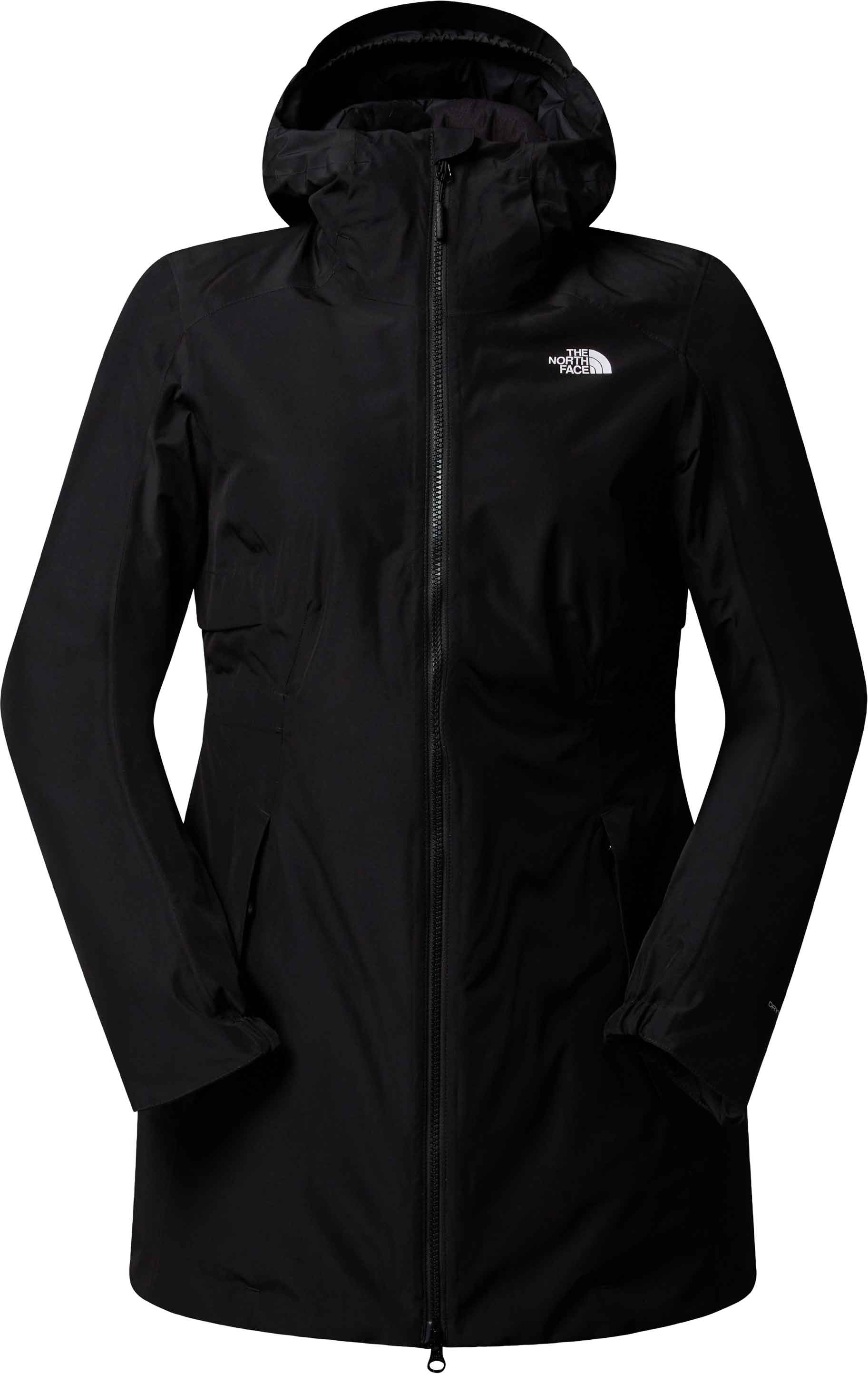 Wasserfester Wanderparka W Hikesteller Insulated Parka TNF Black TNF Black für Damen Größe M schwarz