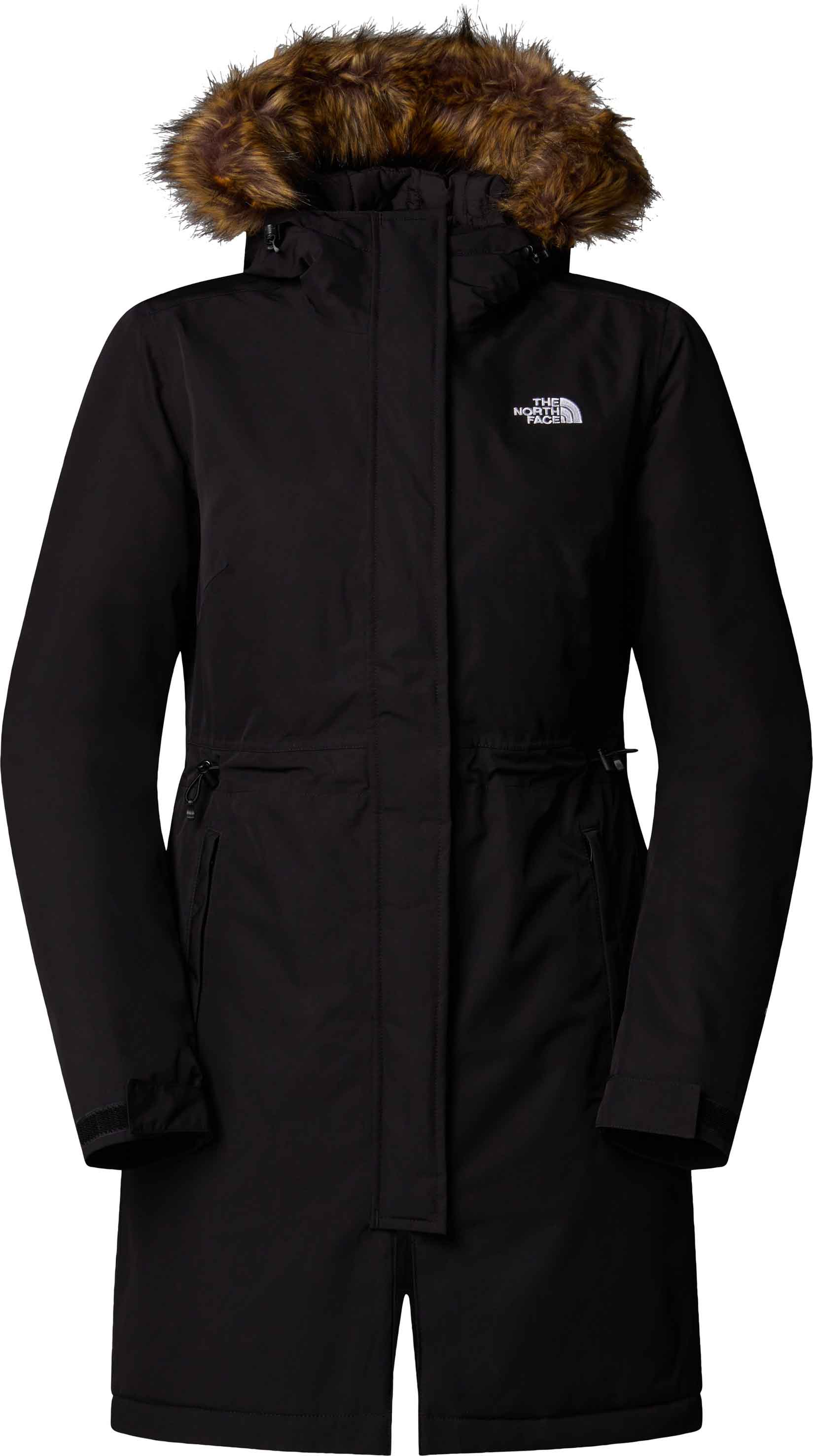 Wasserfester Wanderparka W Zaneck Parka TNF Black für Damen Größe S schwarz