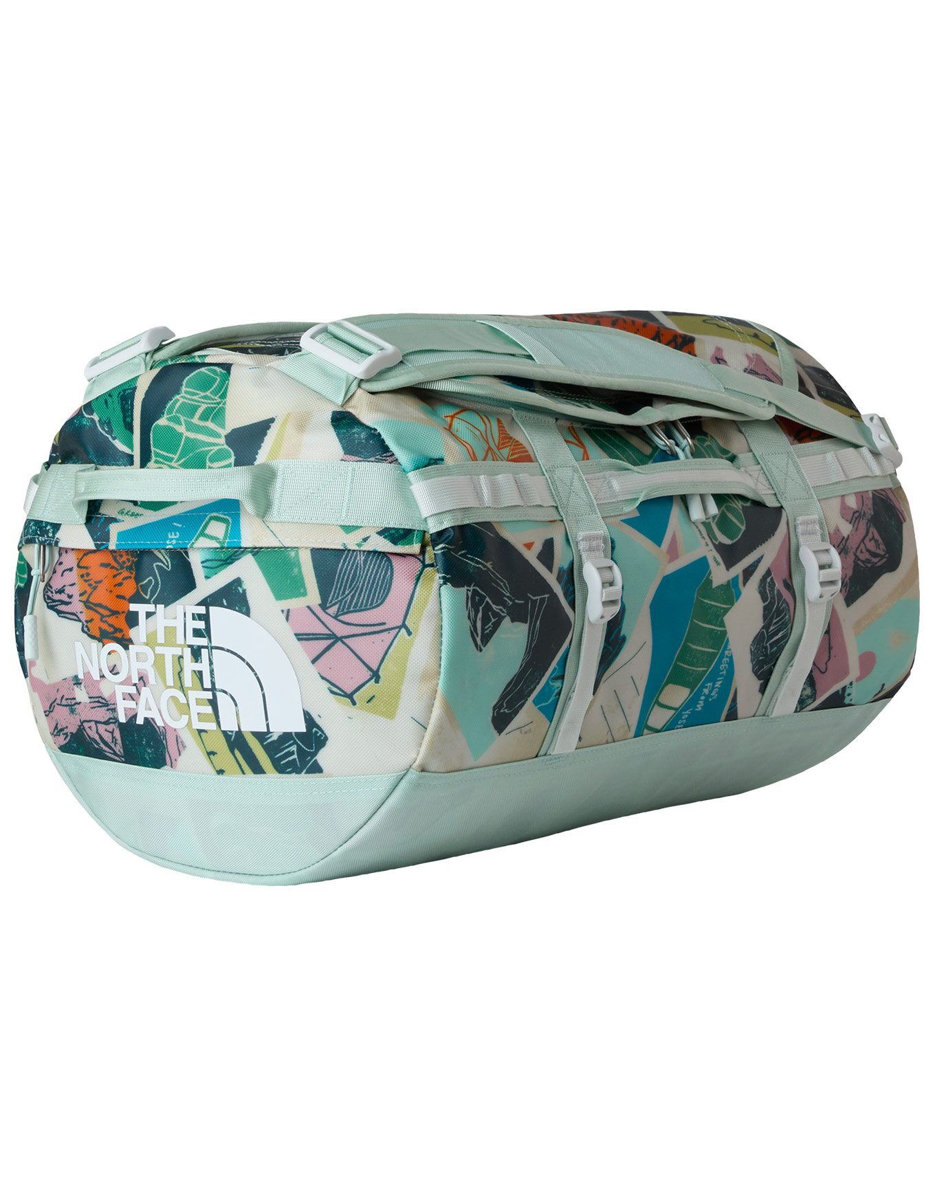 Duffel 50L - Base Camp Duffel S Opal Frost TNF en Nylon - Bleu